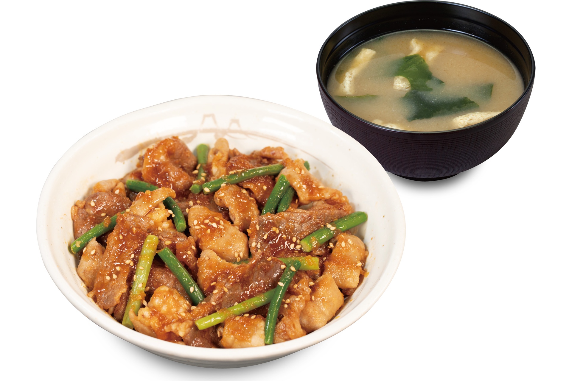 牛カルビホルモン丼