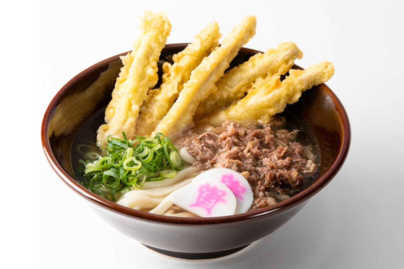 肉ごぼ天うどん