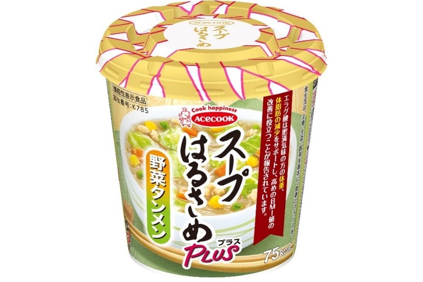 エースコック「スープはるさめプラス 野菜タンメン」