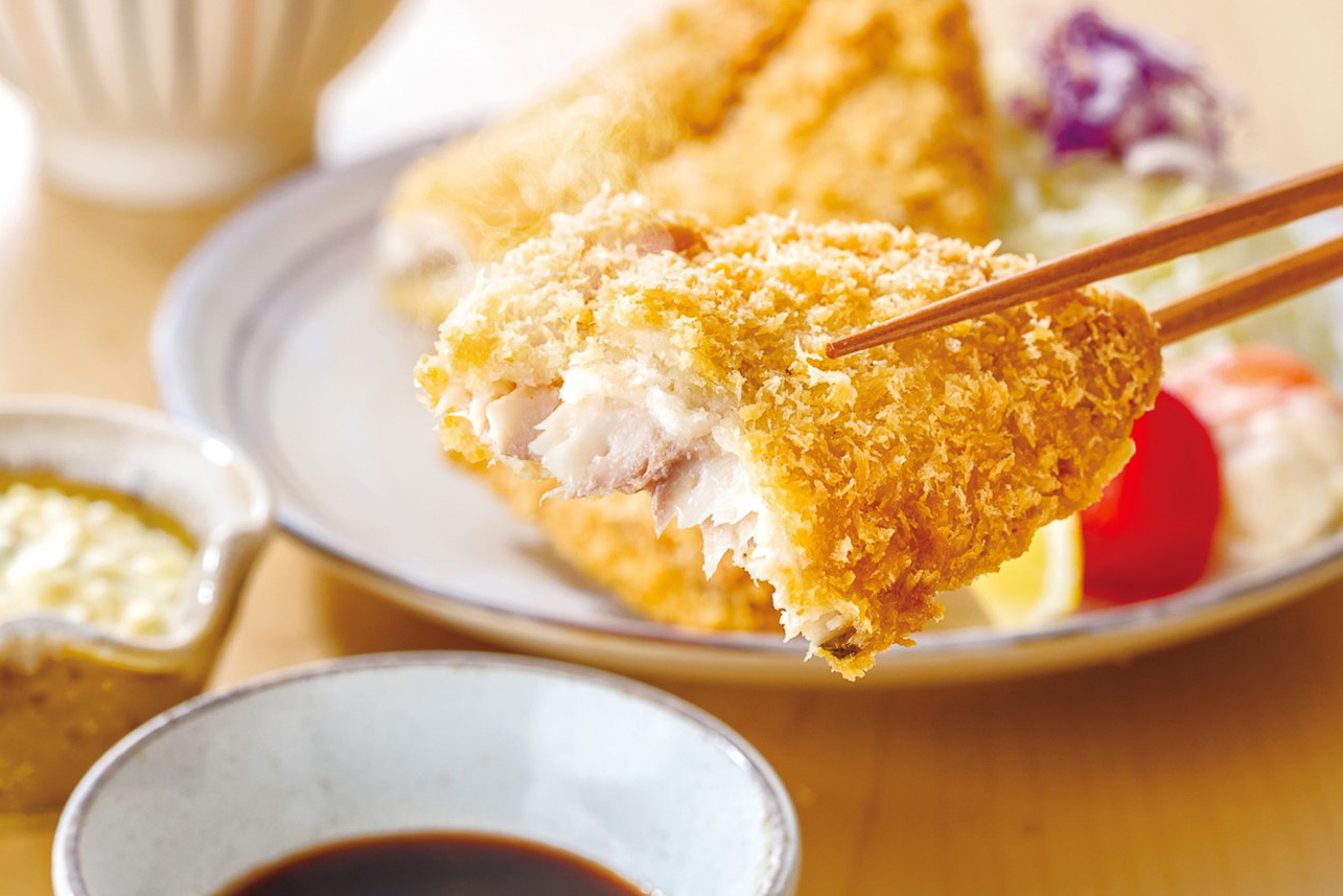 真あじの大判あじフライ