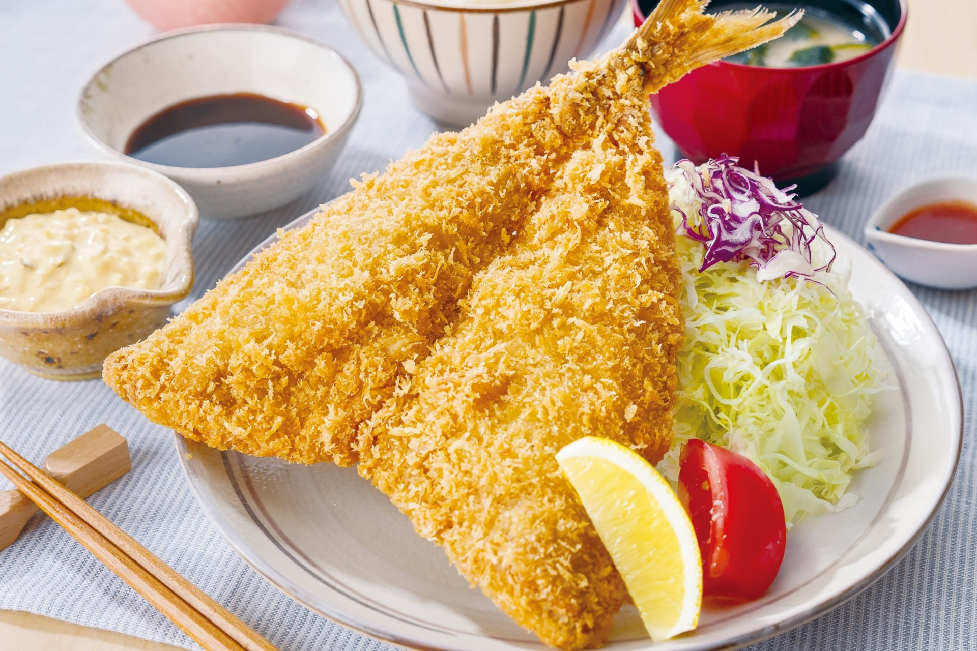 大戸屋「真あじの大判あじフライ」定食