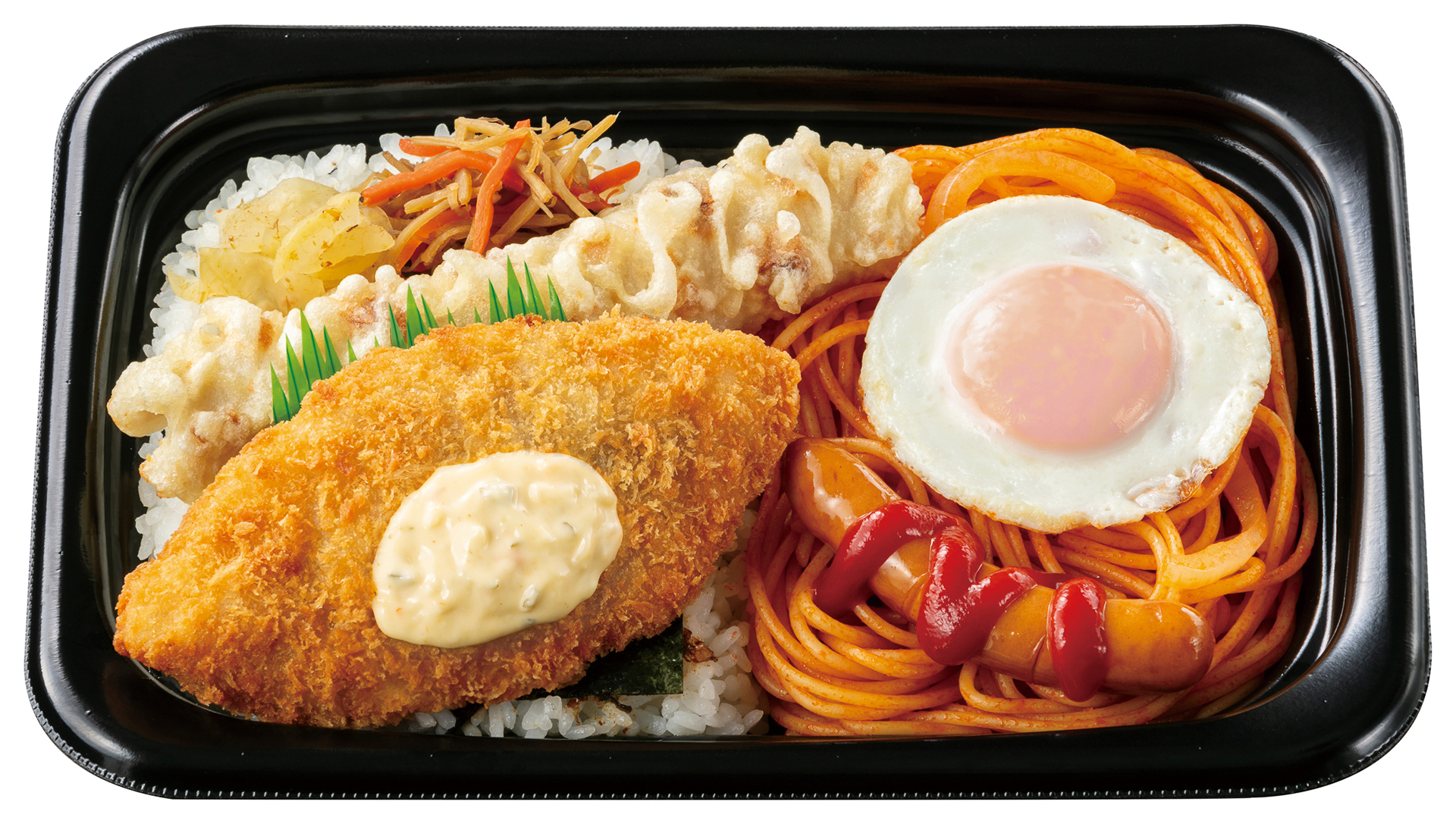 「BIGのりタル弁当（ナポリタン）」（670円～680円←通常760円～770円）