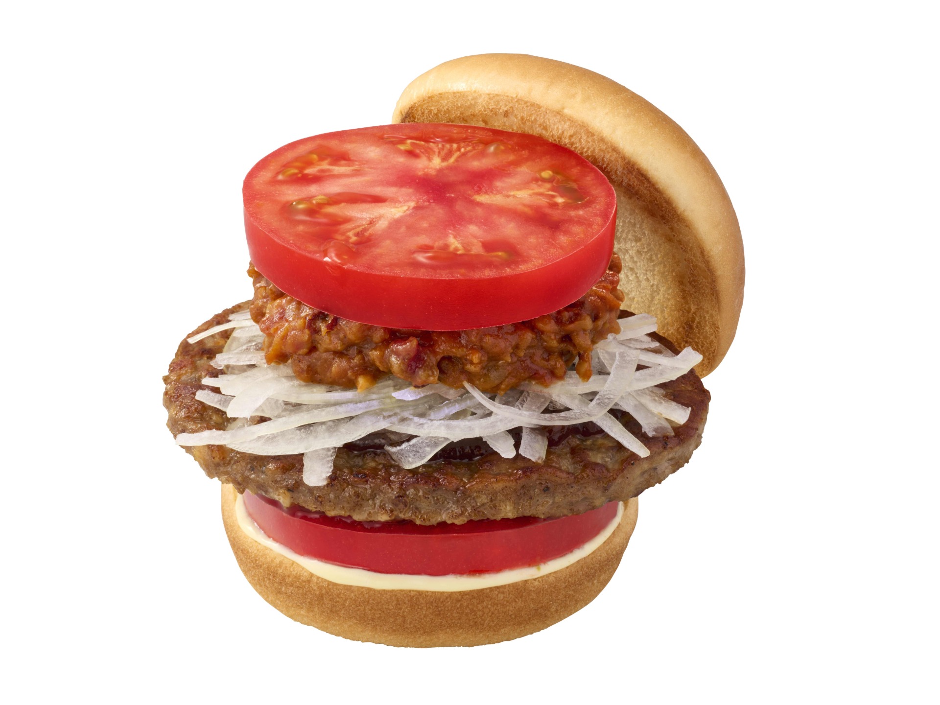 「とびきり 大盛りトマト チリバーガー」（920円）