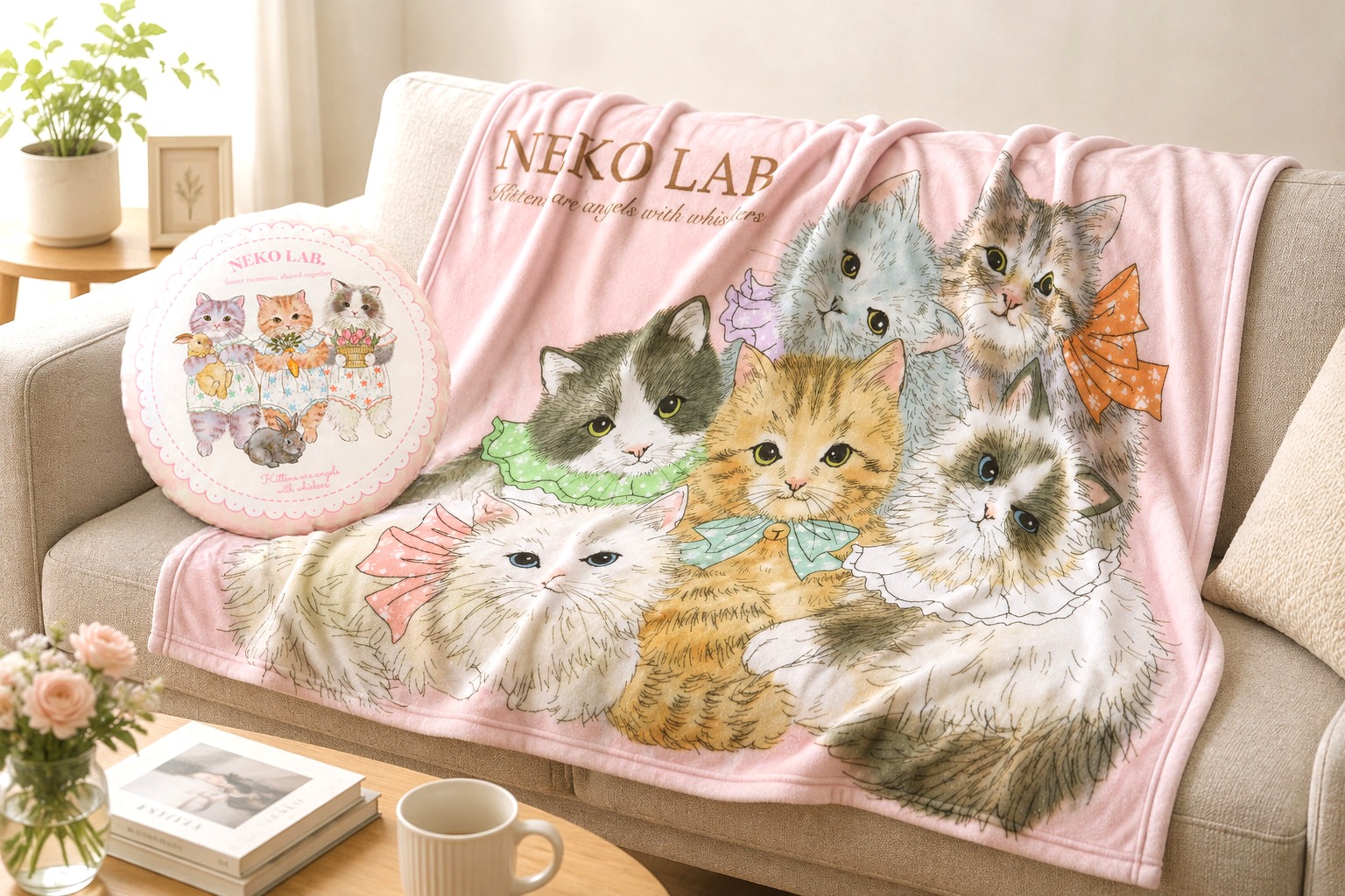NEKO LABのオリジナルブランケット
