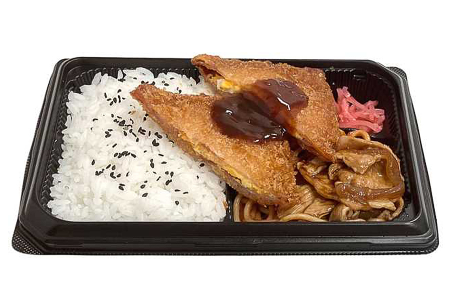 セブン-イレブン「昔懐かし弁当 玉子入りハムカツ」