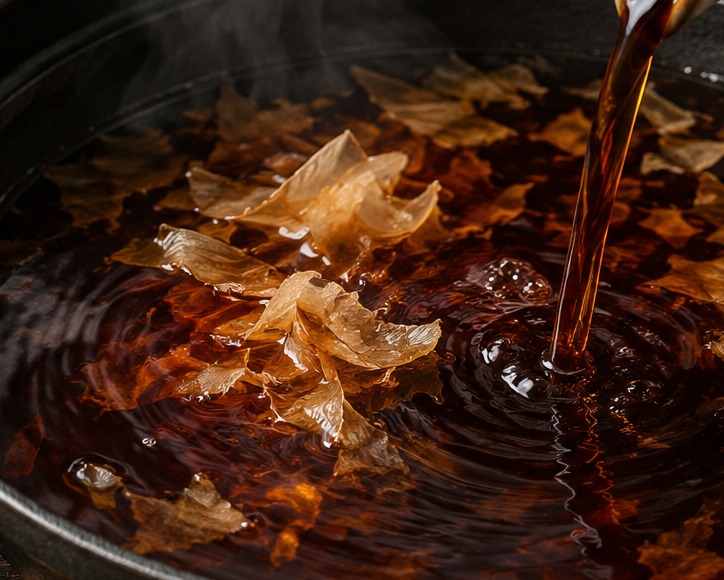 黒醤油の削り節すき焼き出汁