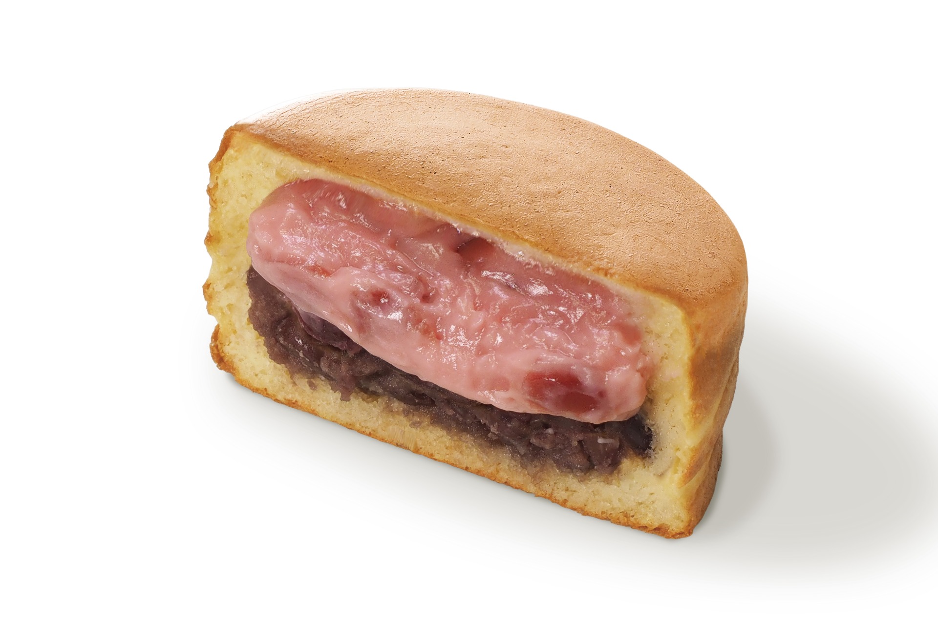 紫あん「冷製 自家製つぶあんとクランベリーの大判焼」