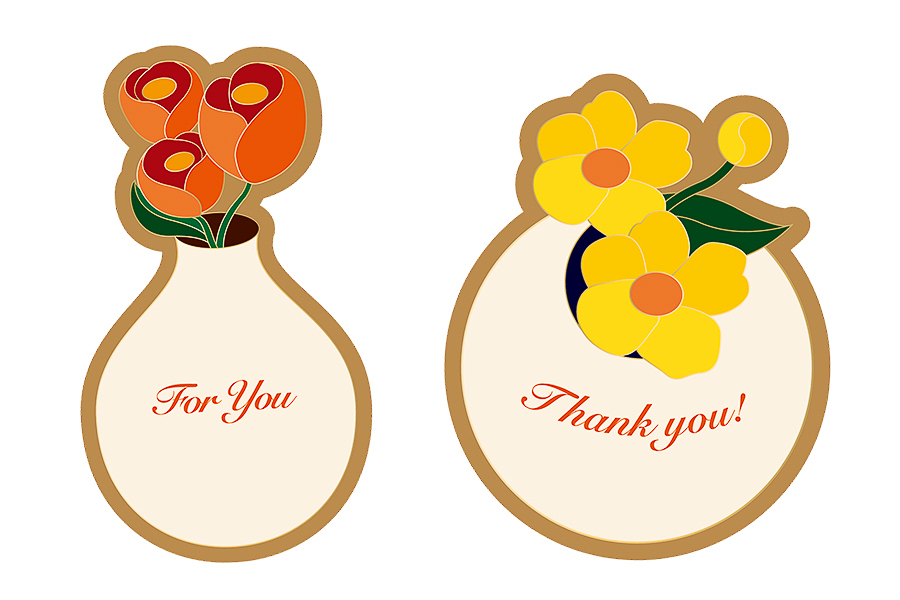 「For You」「Thank you!」の選べるギフトカード2種