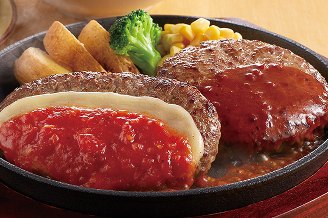 ふたつの味わいチーズハンバーグ