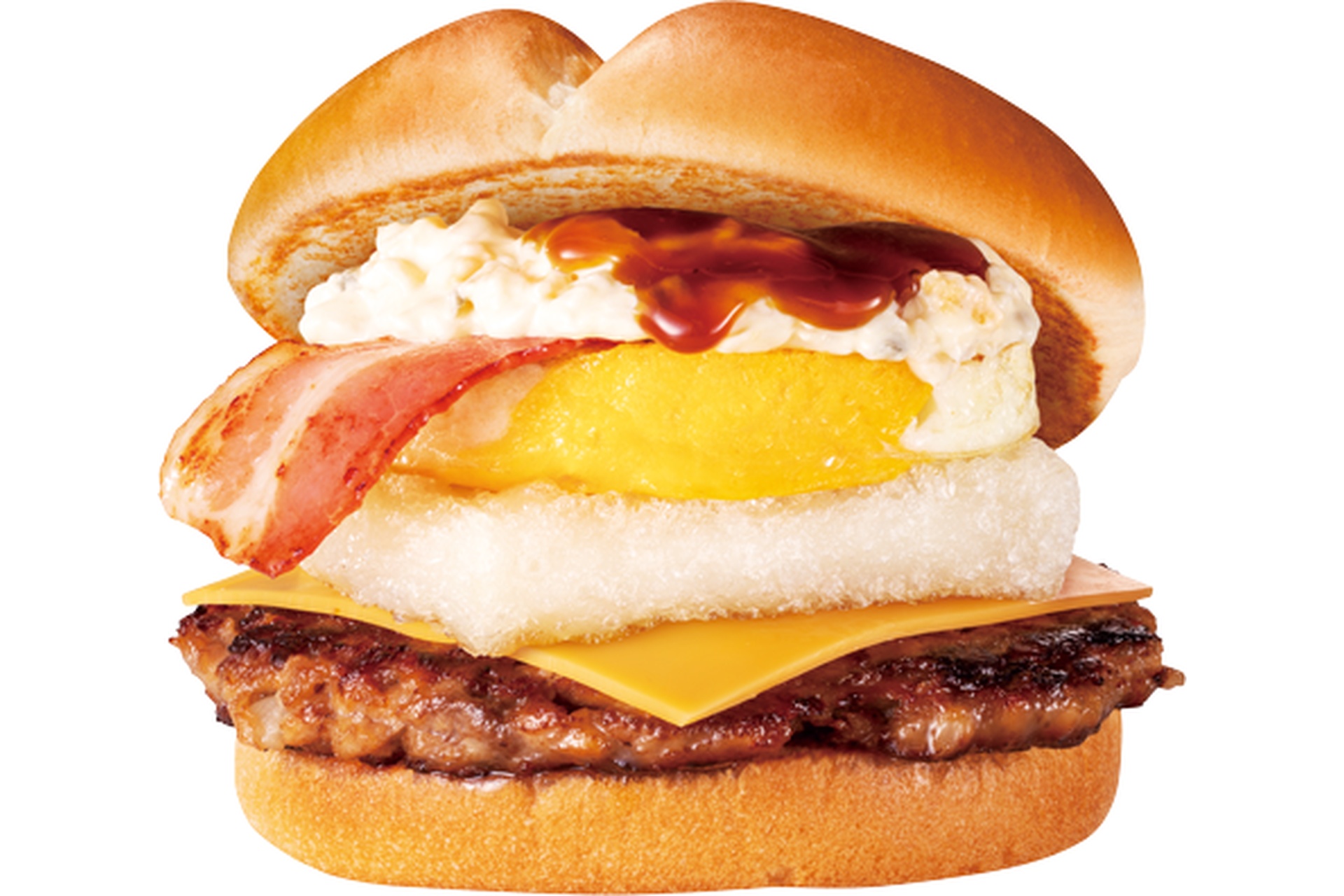 月見もっちスマッシュバーガー