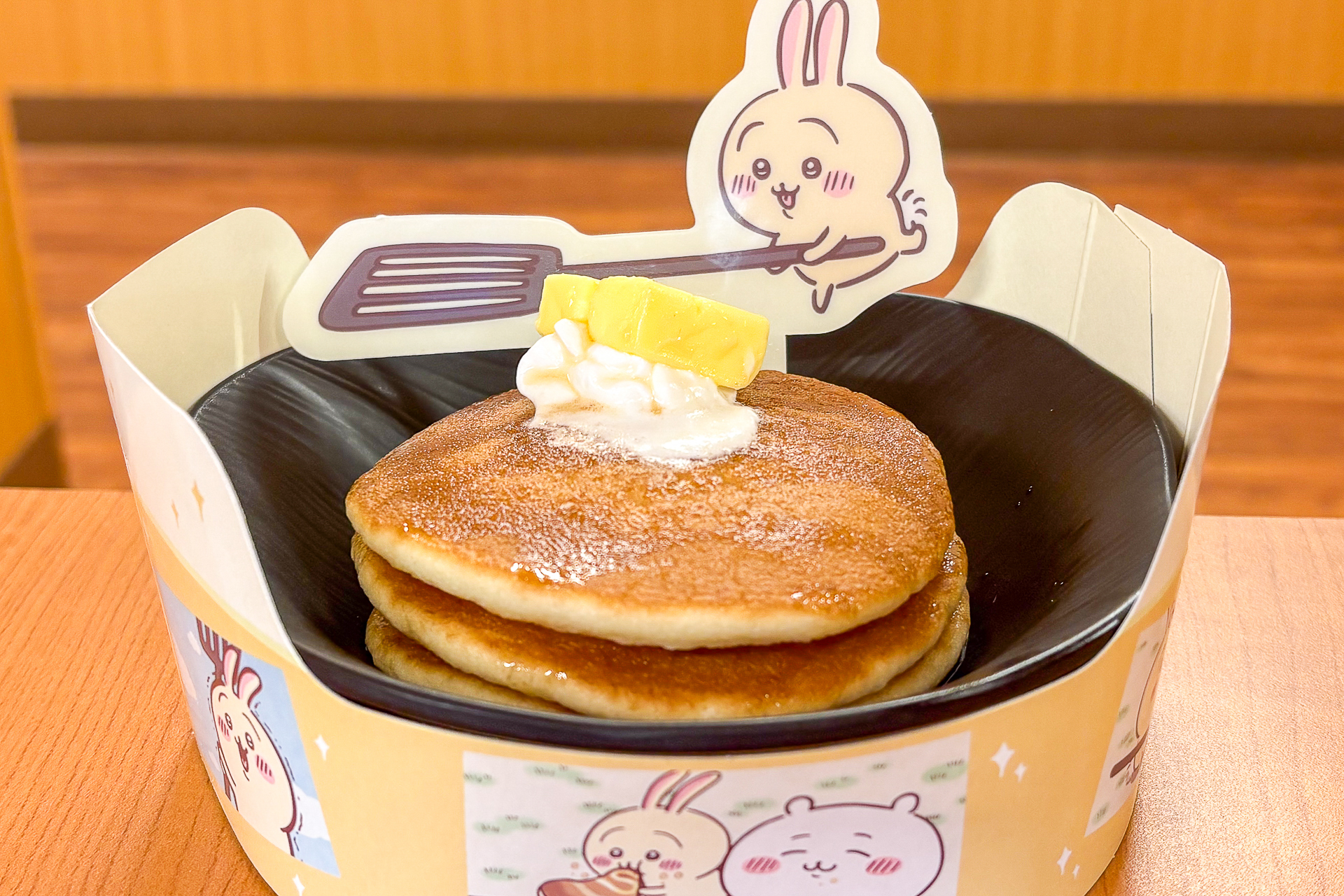 はちみつを使った「うさぎのパァンッケーキ」