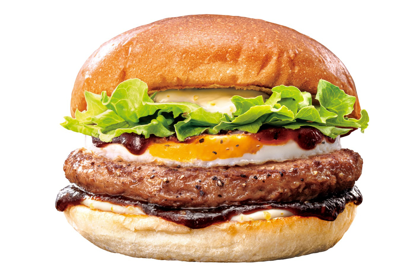 ゼッテリア「絶品月見バーガー」（640円）