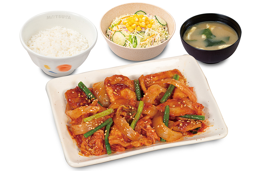 松屋「豚キムチ定食」