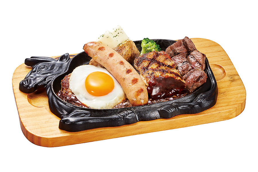 よくばりグリルに目玉焼きをトッピング
