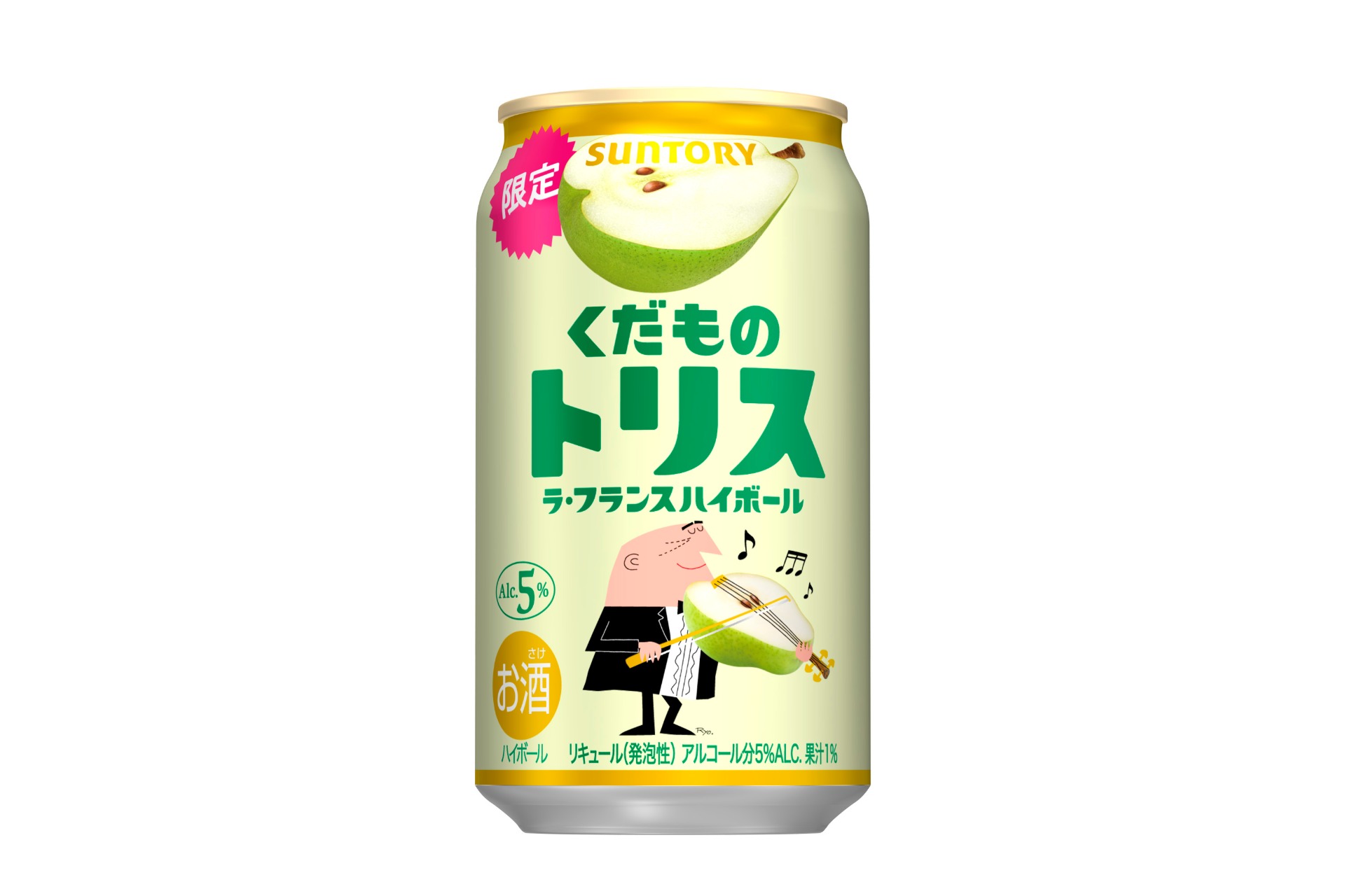 サントリー「くだものトリス缶〈ラ・フランスハイボール〉」