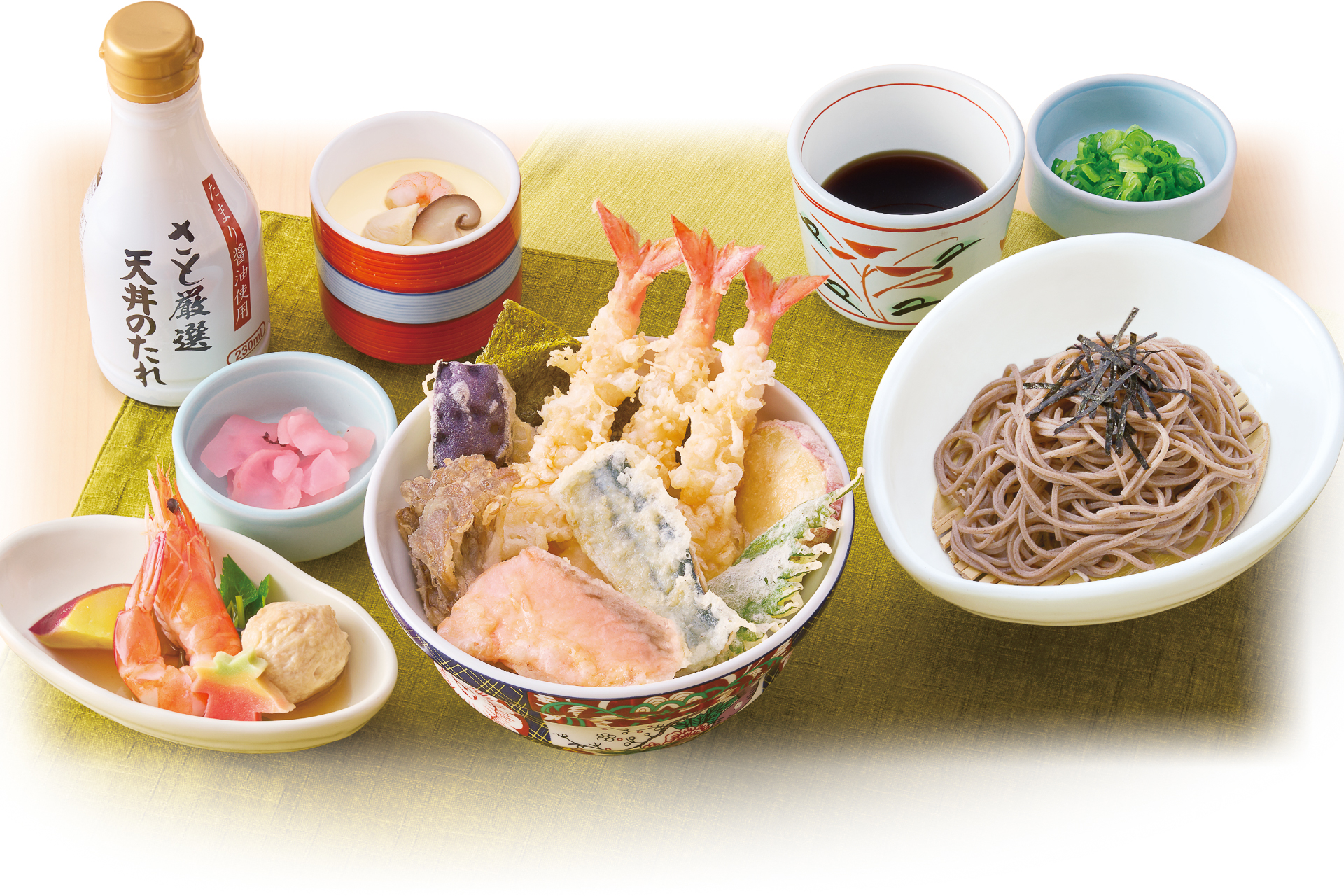 「秋の味覚天丼御膳」（1868円）