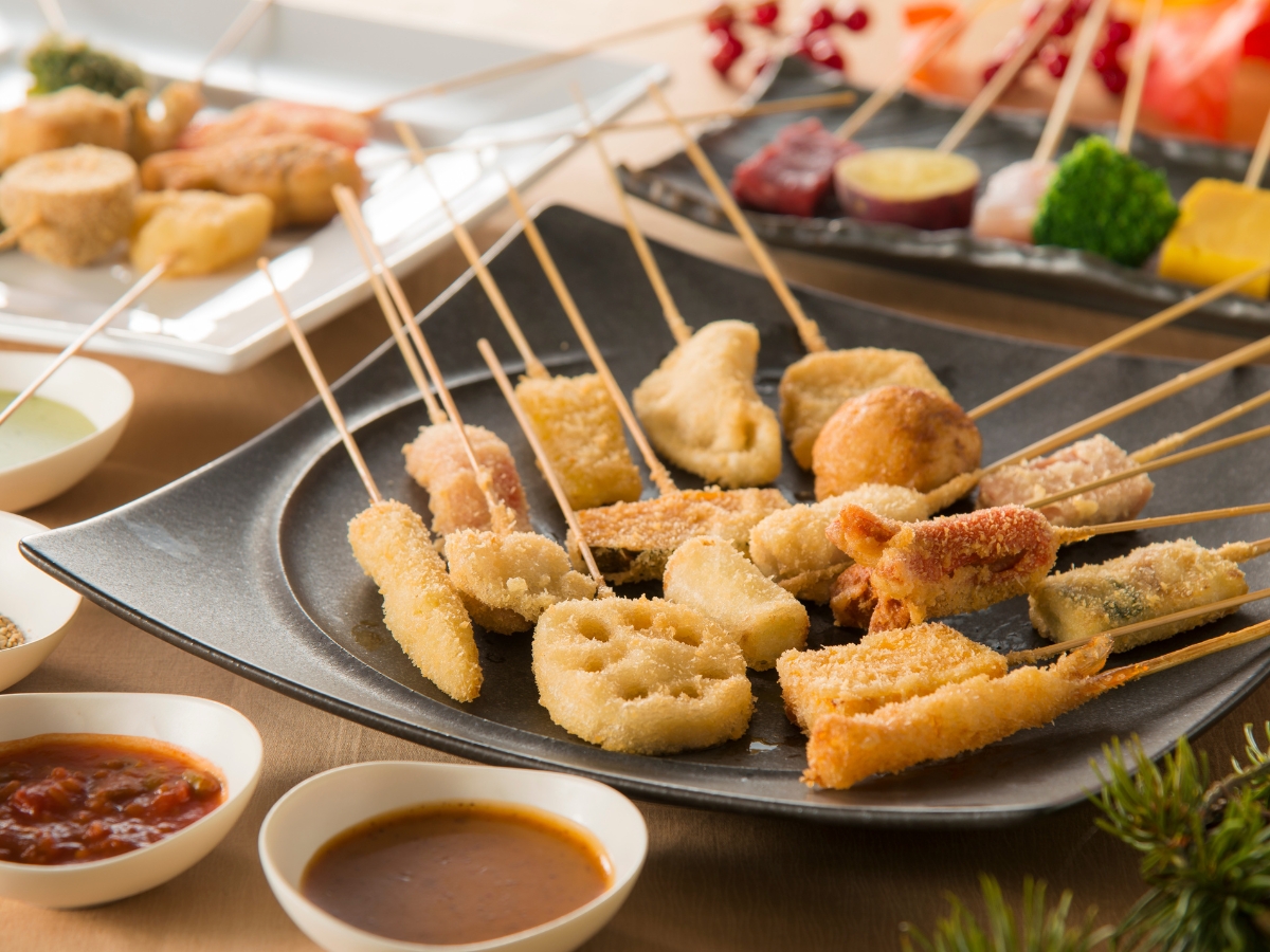串揚げ・串天の食べ放題を提供する店舗も