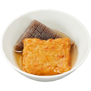 「こんにゃく＆さつまあげ」（240円～）