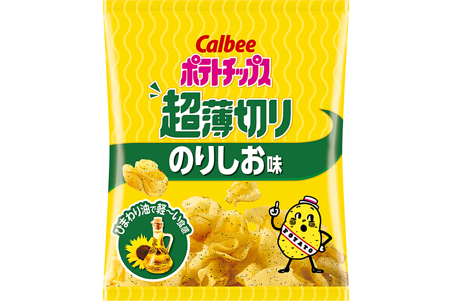 ポテトチップス 超薄切り のりしお味