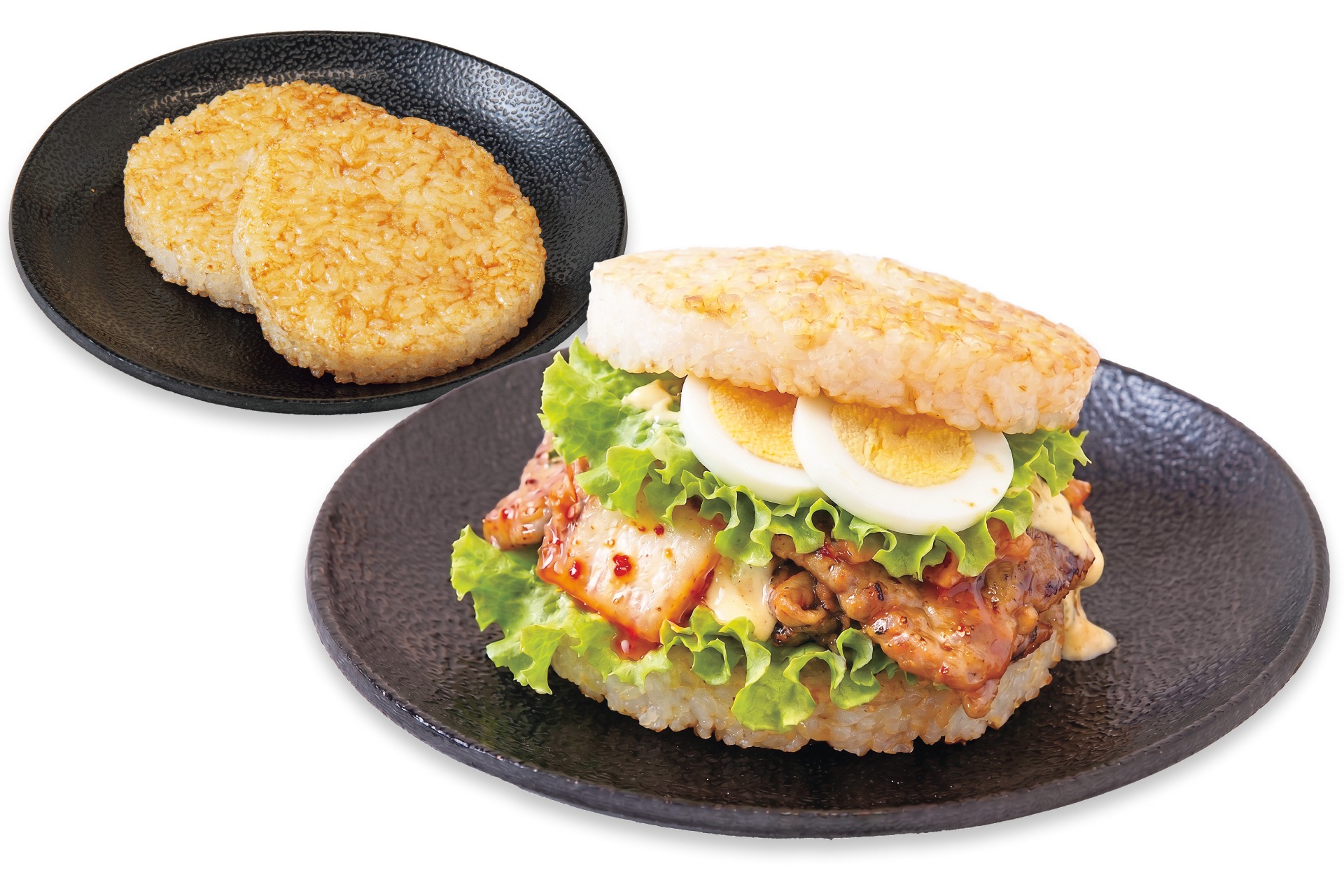「焼肉屋のライスバーガー」（550円）