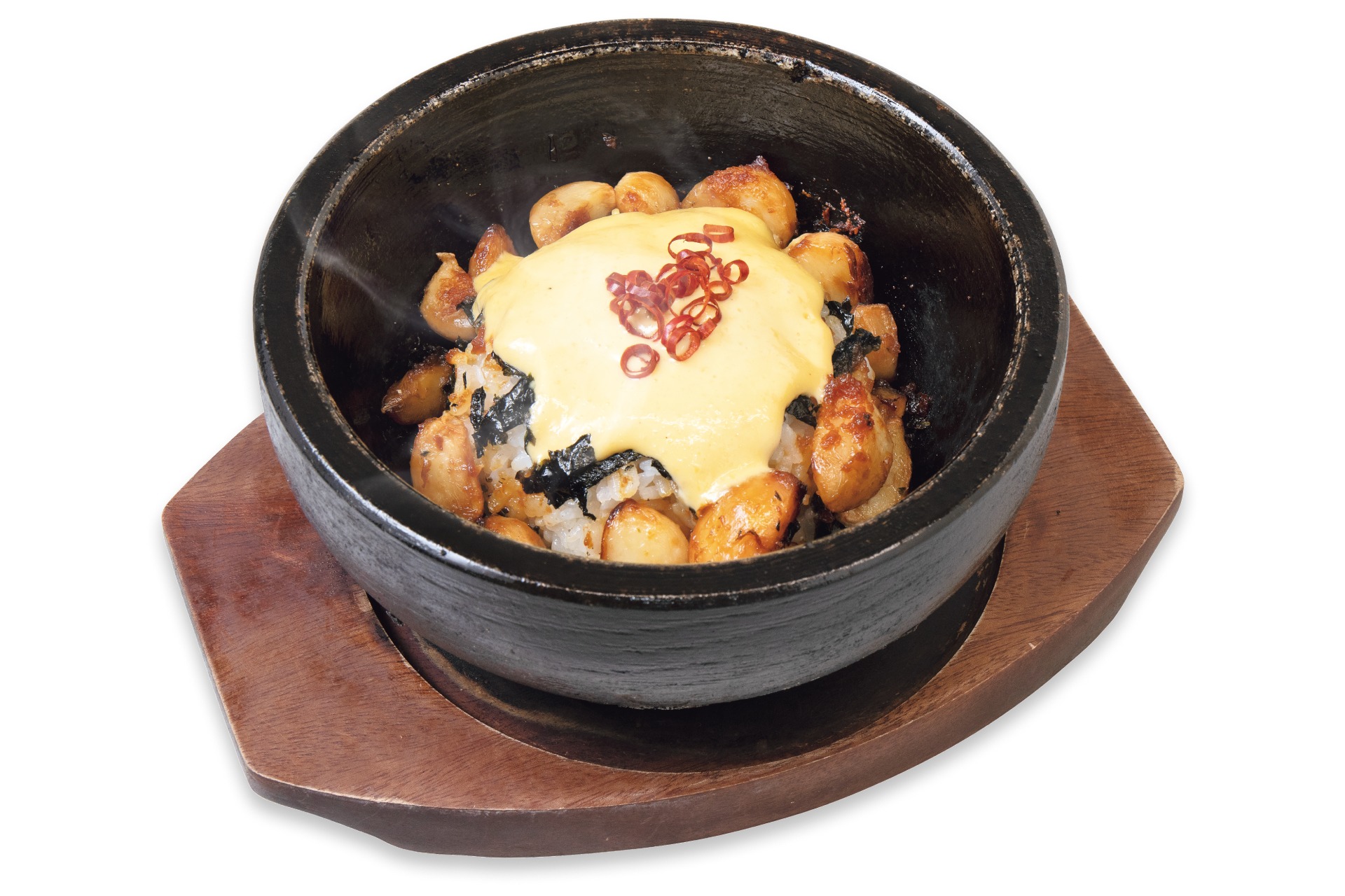 「石焼にんにくマヨめし」（550円）