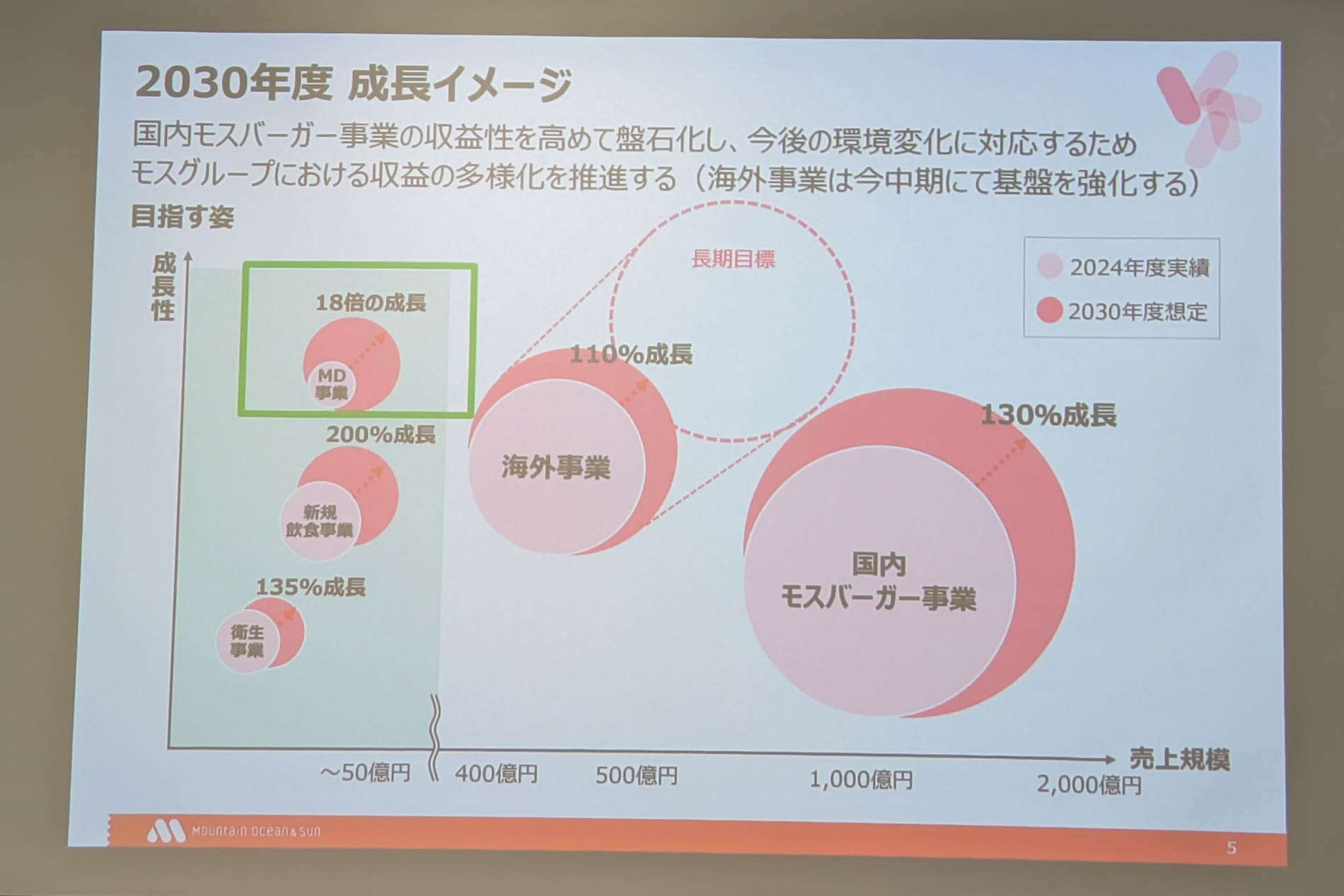 2030年度成長イメージ