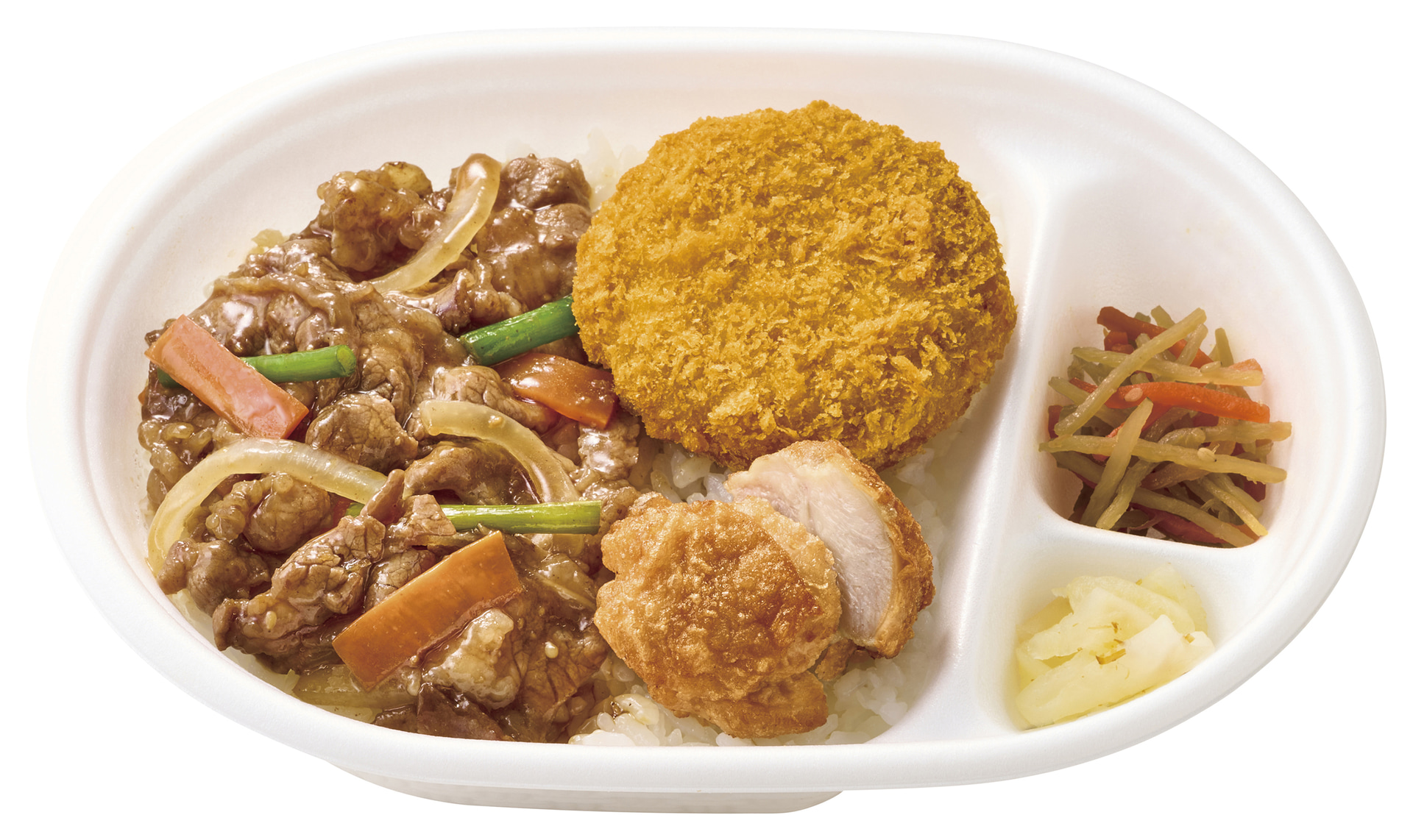 「牛焼肉得弁ランチ」（550円）