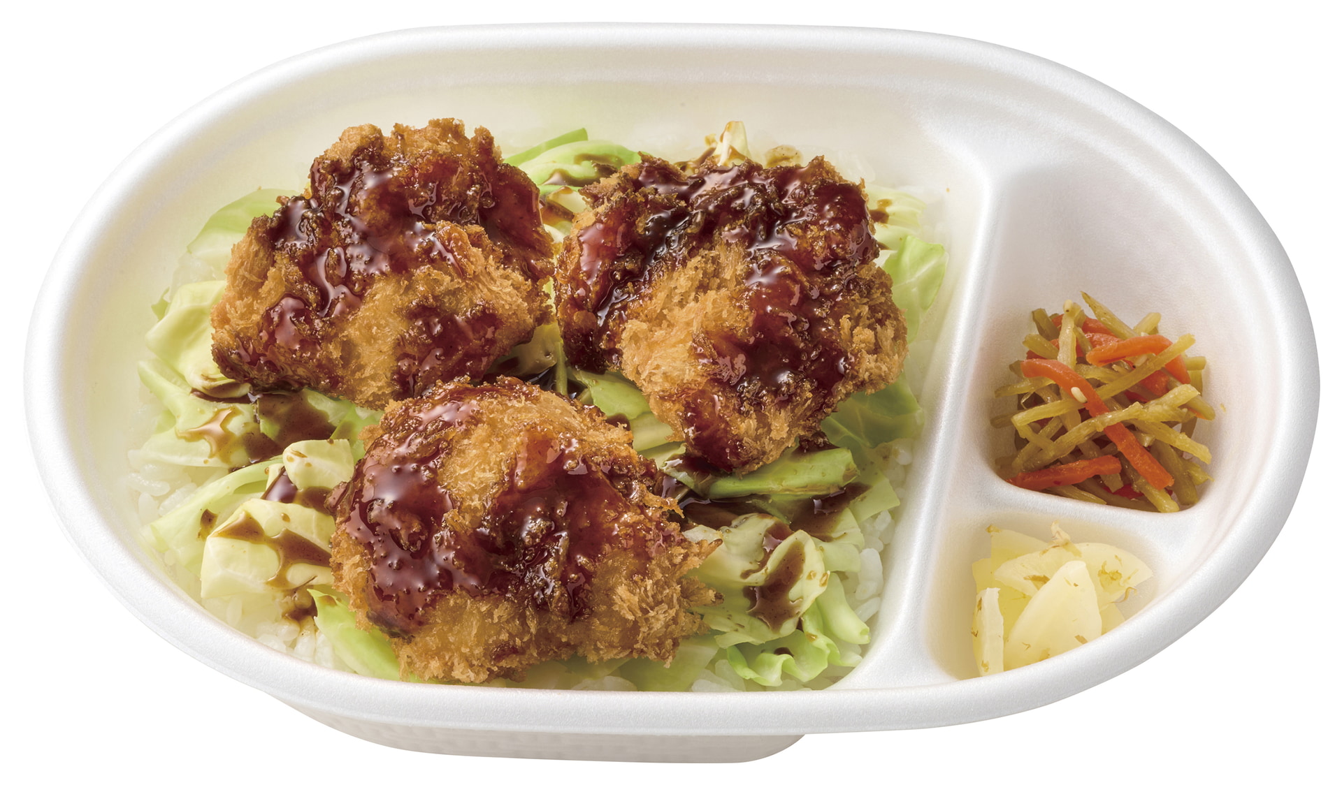 「とりかつ得弁ランチ」（550円）