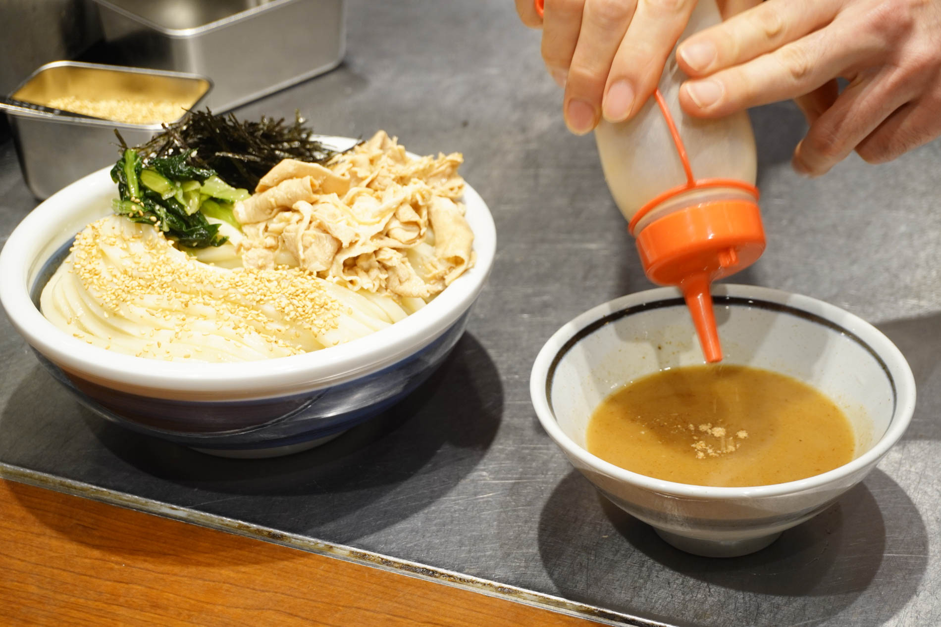 魚介粉で風味豊かに