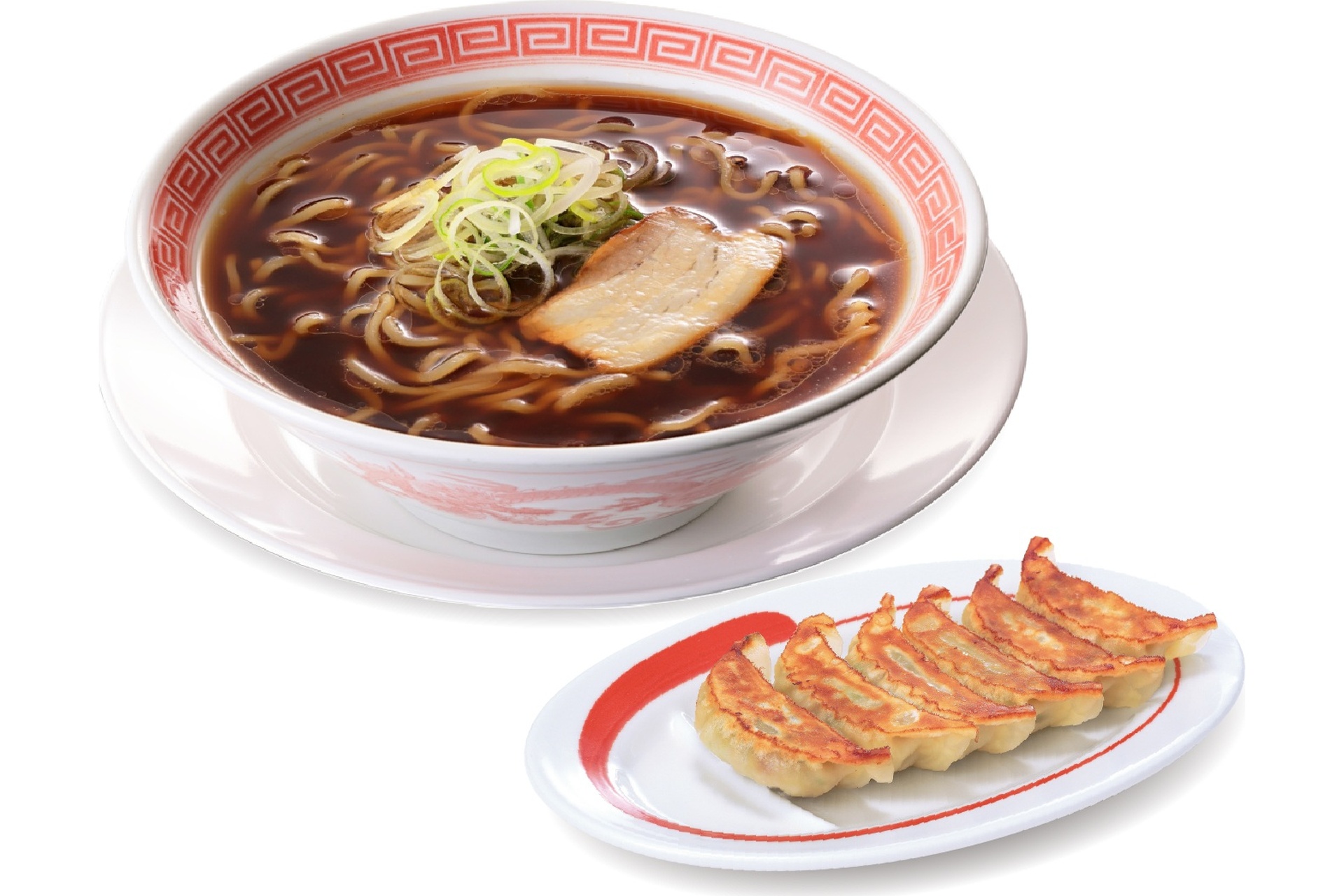 郡山ブラック素らーめん餃子セット