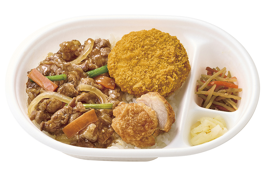 「牛焼肉得弁ランチ」（550円）