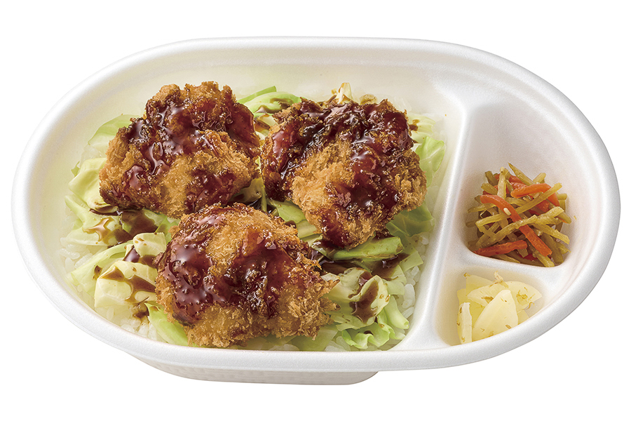 「とりかつ得弁ランチ」（550円）