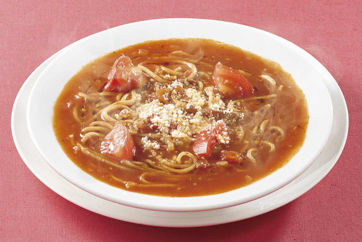 「トマトスープパスタ」（989円）