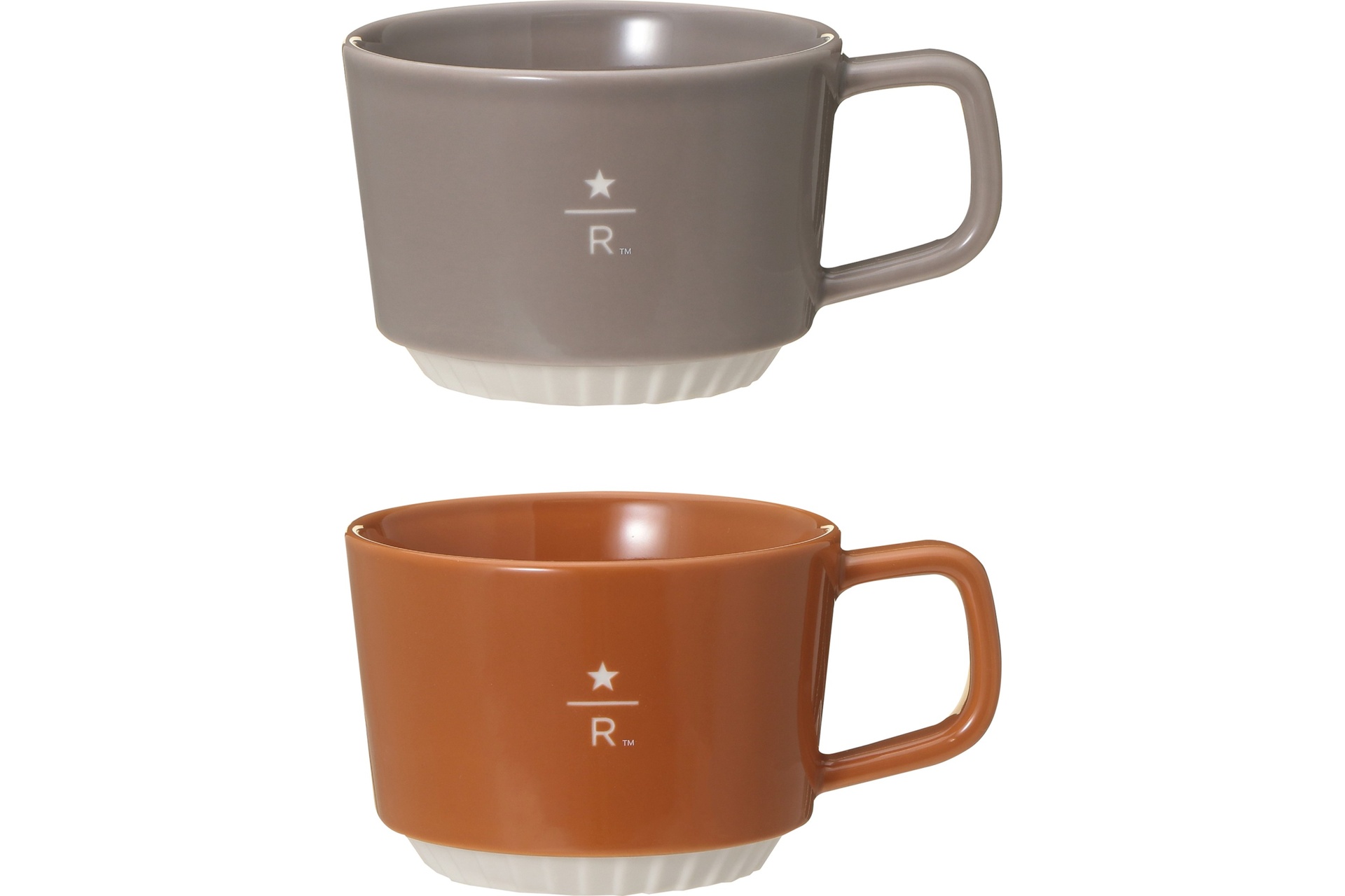 スターバックス リザーブ スープマグ グレー/ライトブラウン 355mL