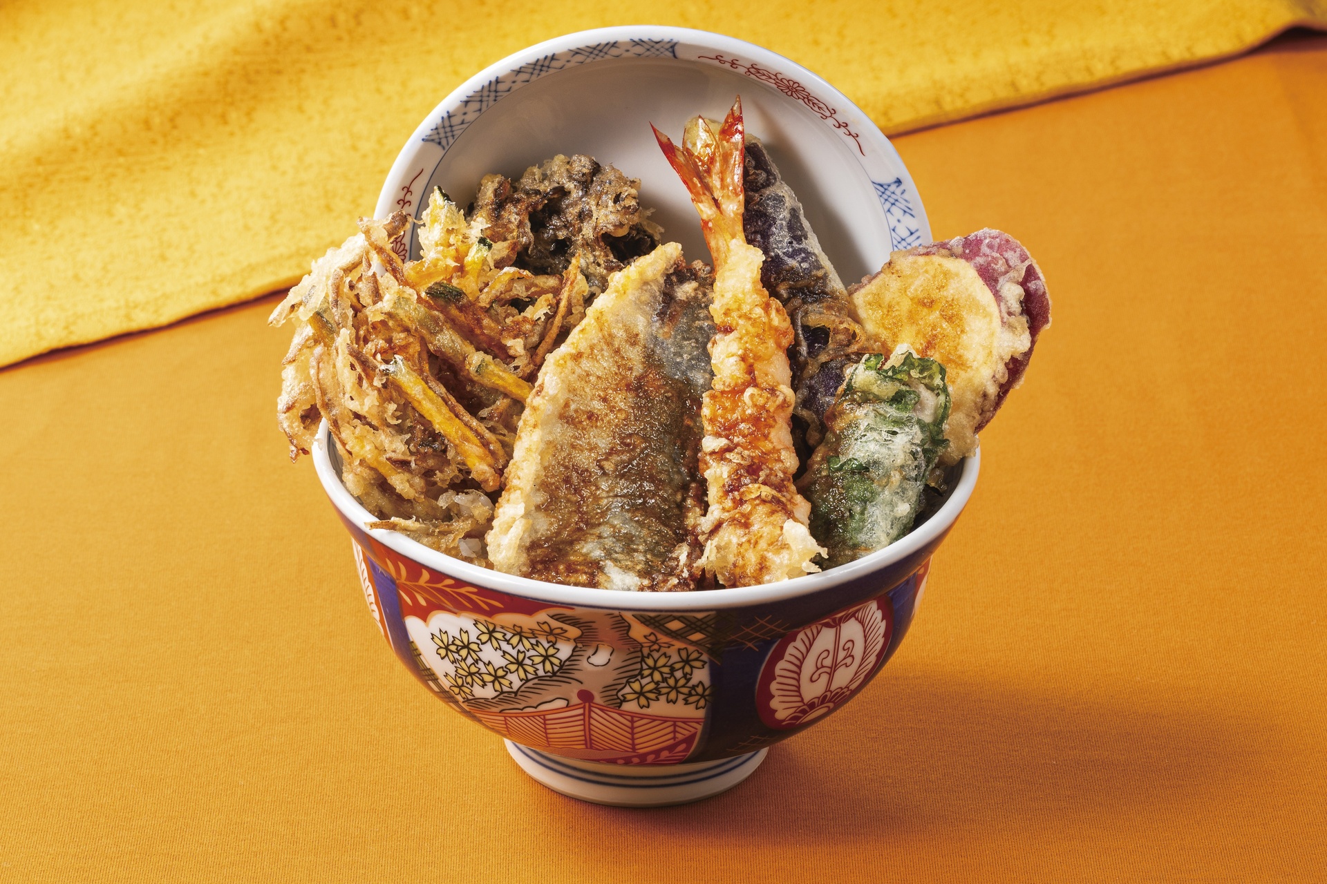 秋鯵天丼