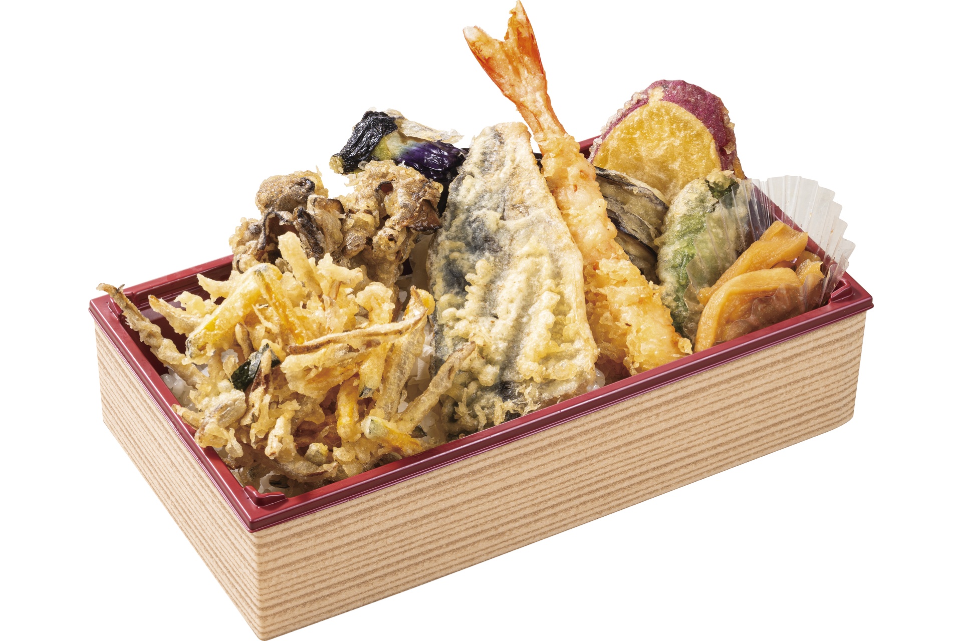 秋鯵天盛り弁当