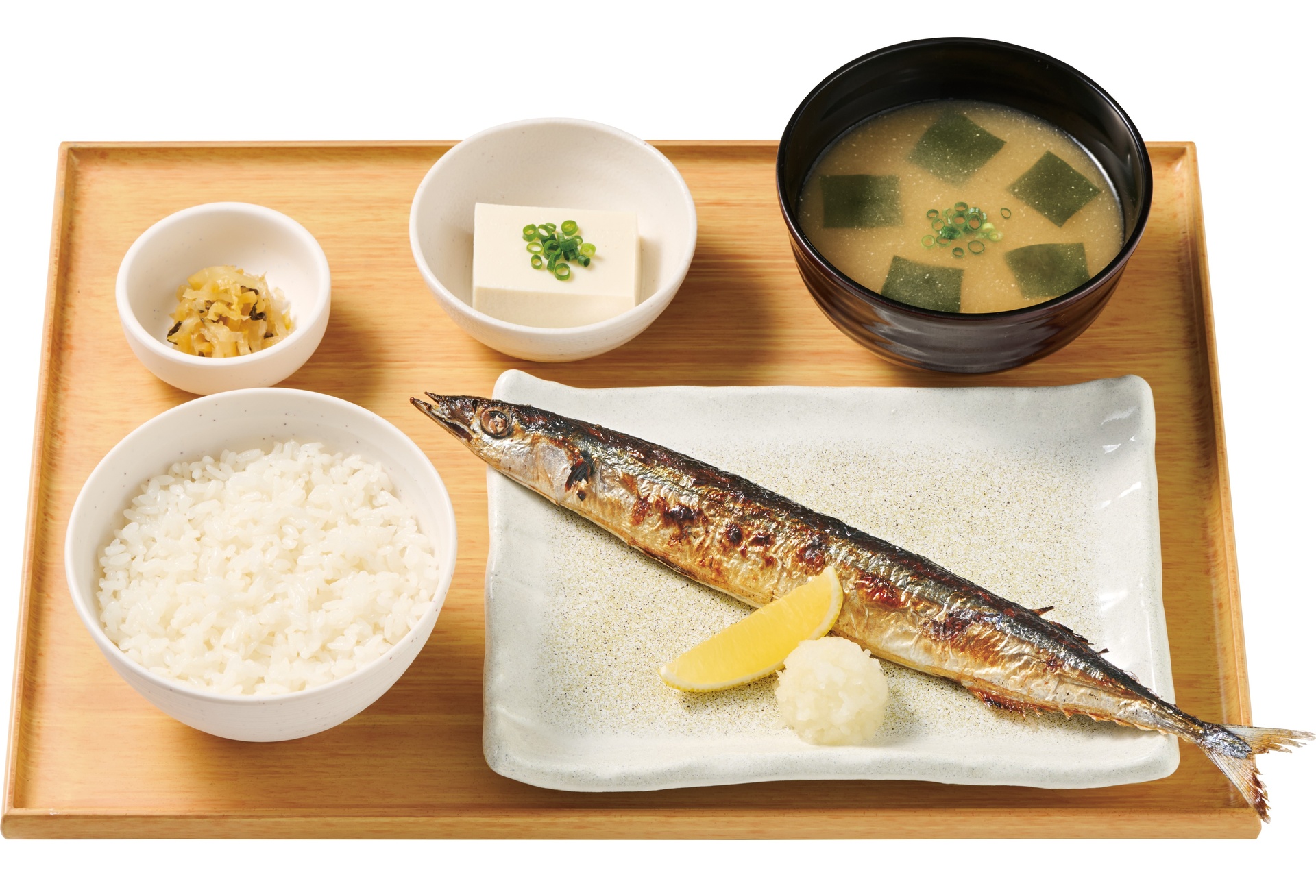 やよい軒の「～三陸の恵み～さんまの塩焼定食」