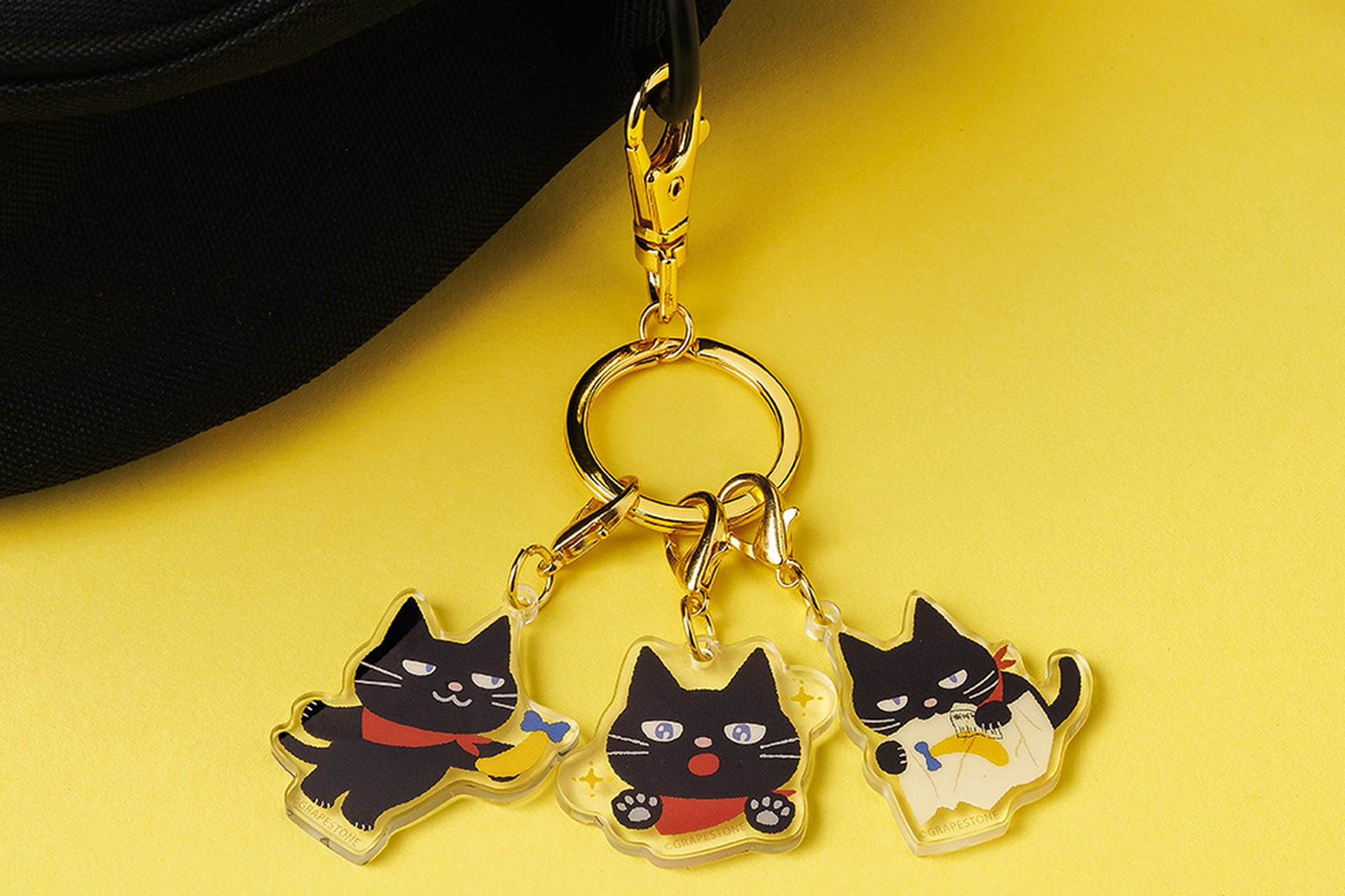 東京ばな奈ぶにゃんこ アクリルキーホルダー