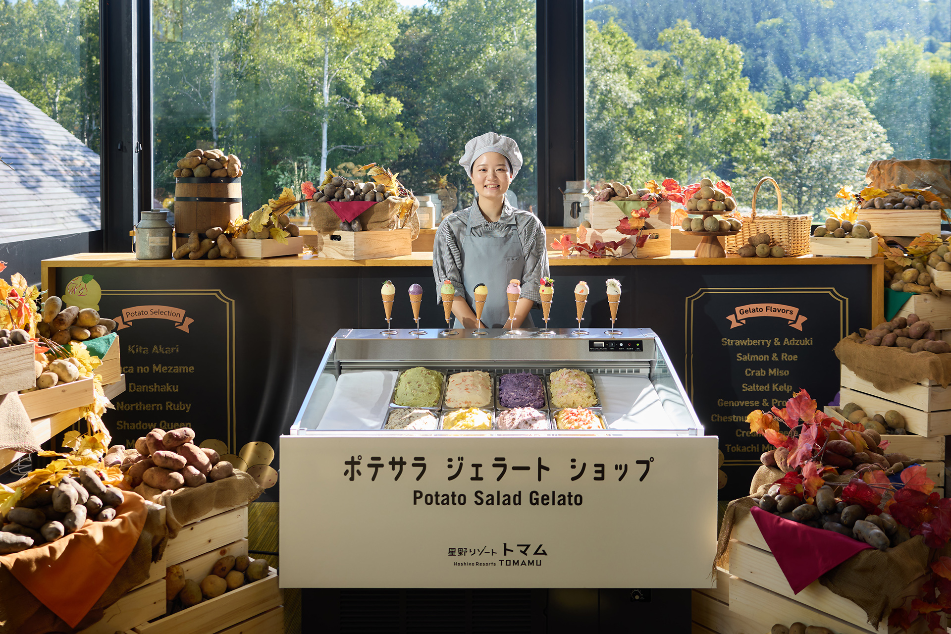 星野リゾート トマム「ポテサラジェラートショップ」