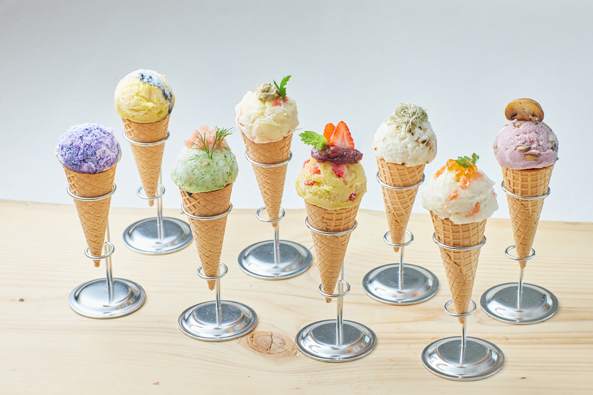 8種類の「ポテサラジェラート」