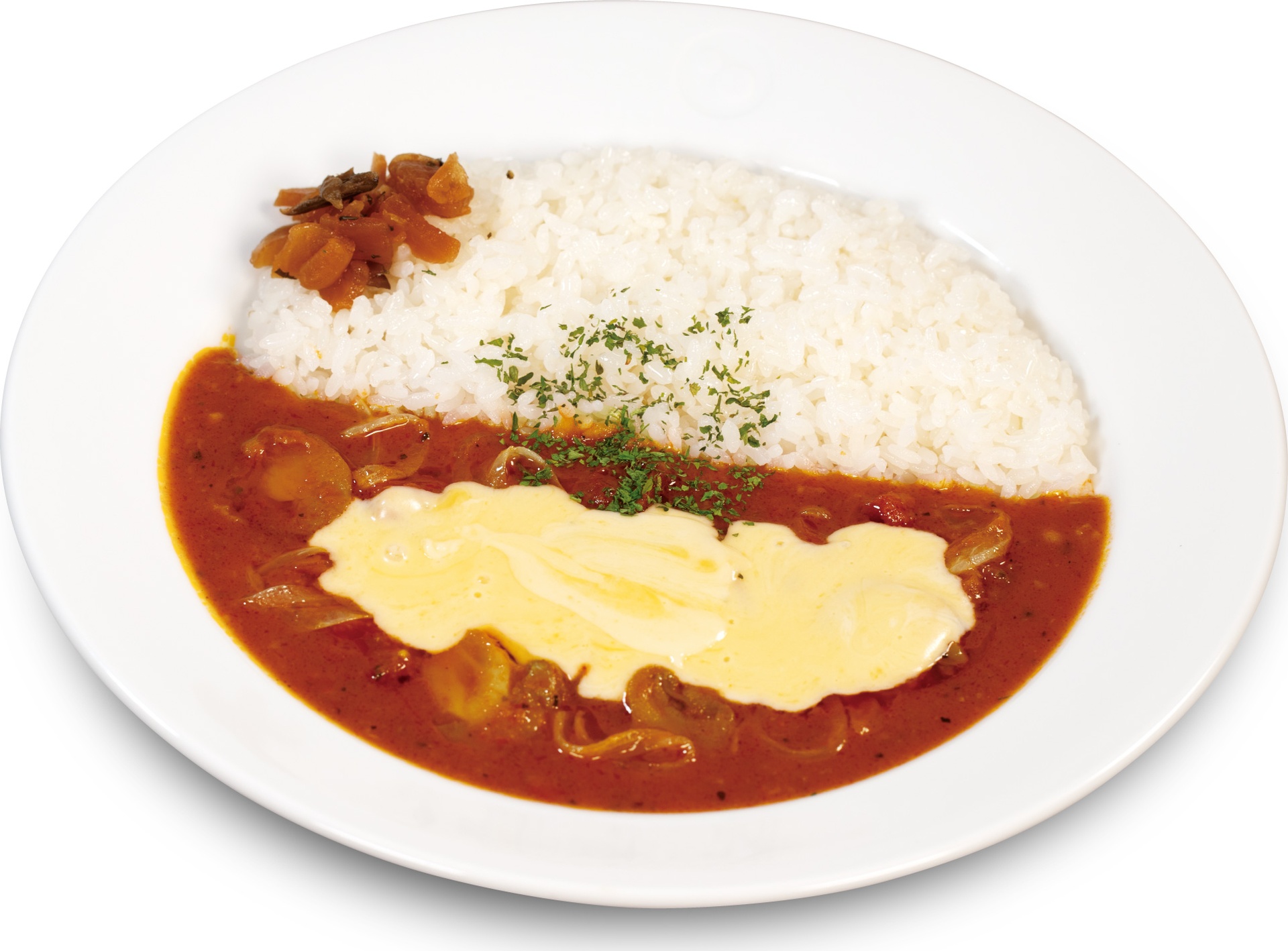 チーズトマトハヤシライス