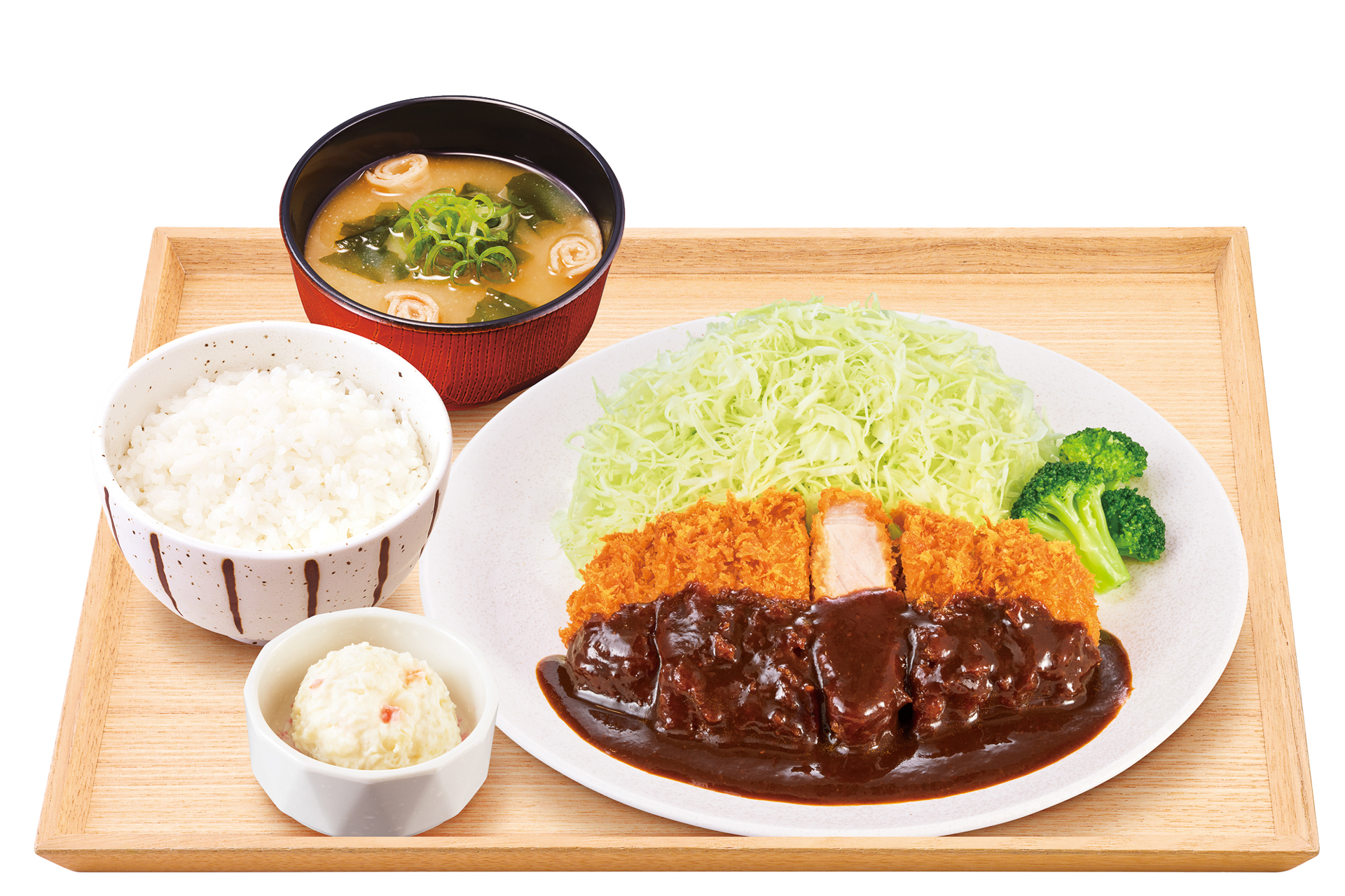「熟成ロースデミかつ定食」（80g 980円、120g 1080円）