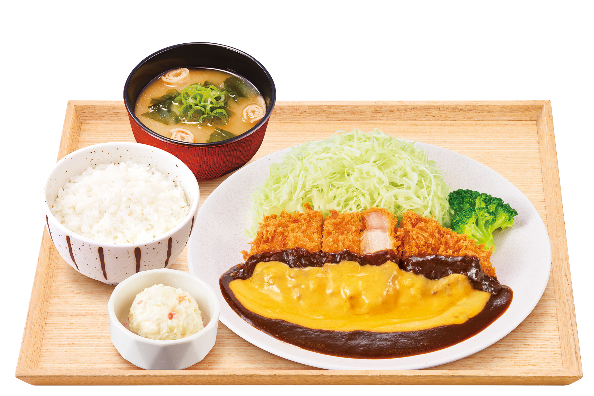 「熟成ロースデミチーズかつ定食」（80g 1080円、120g 1180円）