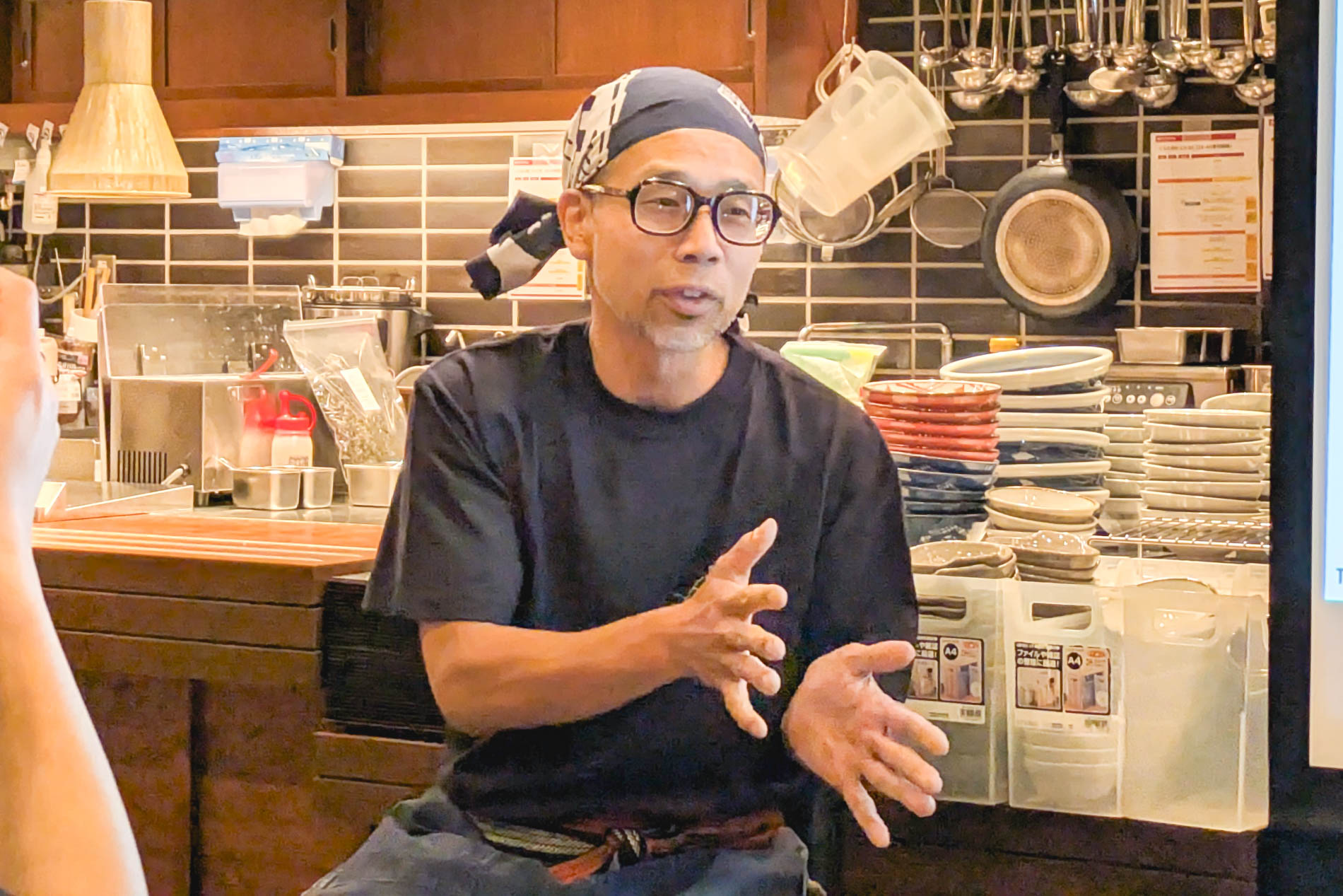 「ヨコクラうどん」5代目店主 横倉英城氏