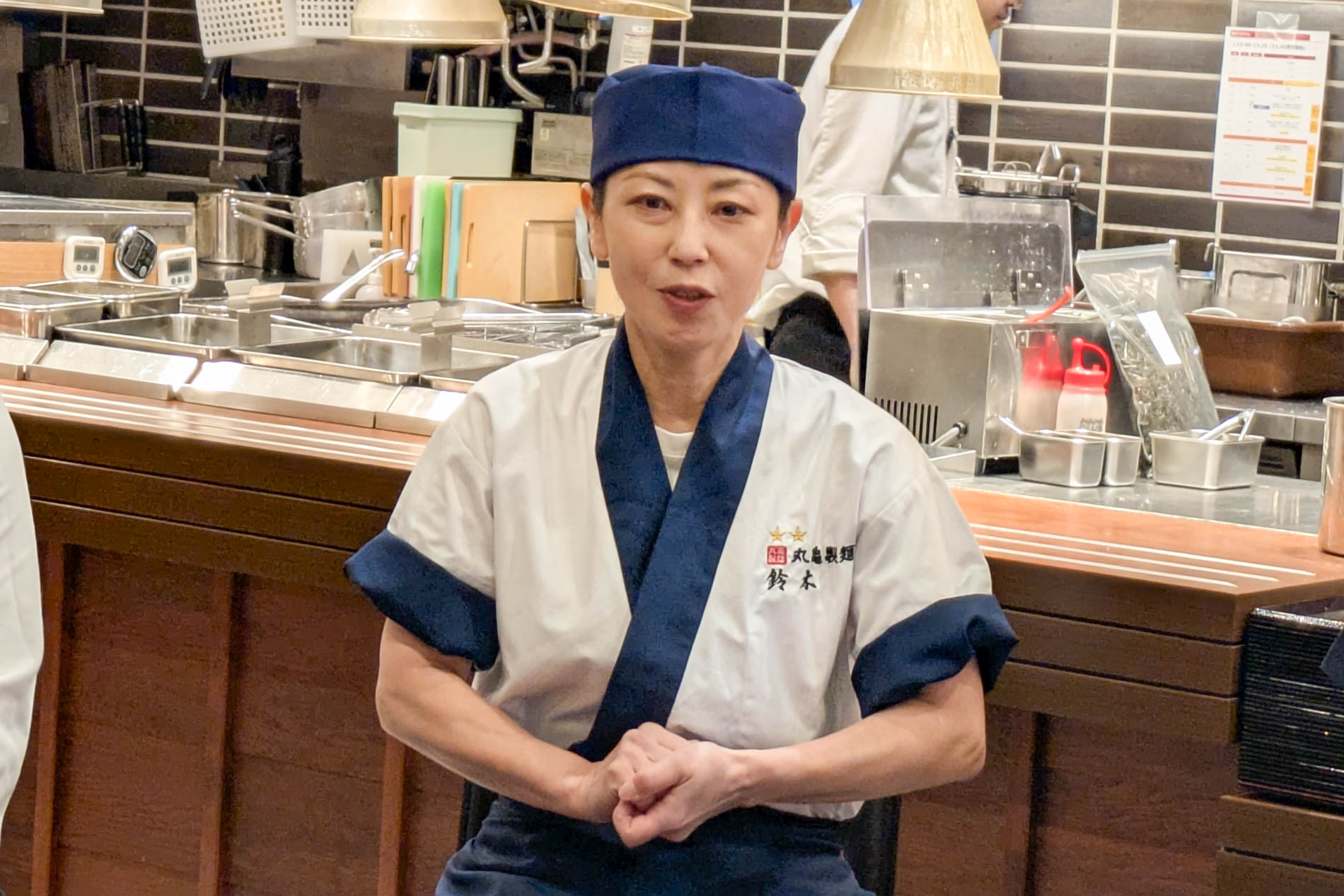 丸亀製麺 二つ星麺職人 鈴木三華子氏