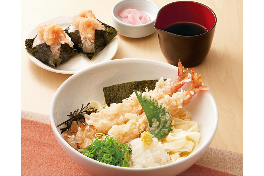 「大海老天おろしきしめんセット」（220円引き）