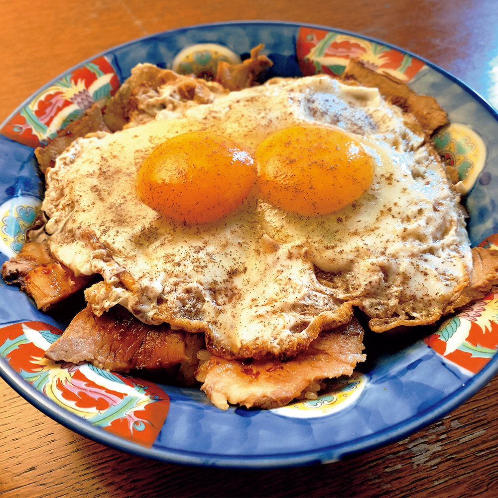 愛媛県 白楽天 今治本店「焼豚玉子飯（1人前）」（1281円）