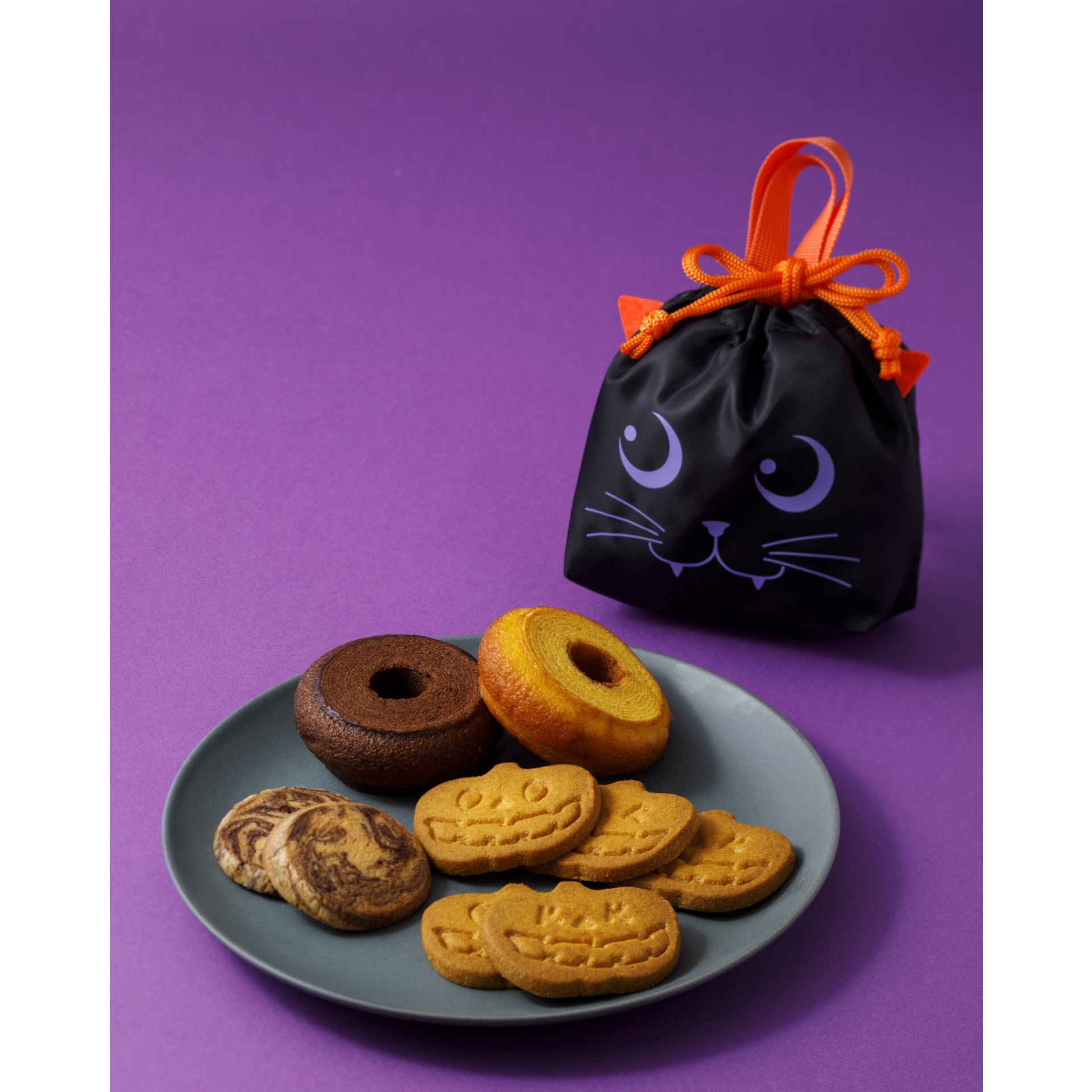 紀ノ国屋 ハロウィンスイーツバッグ黒猫