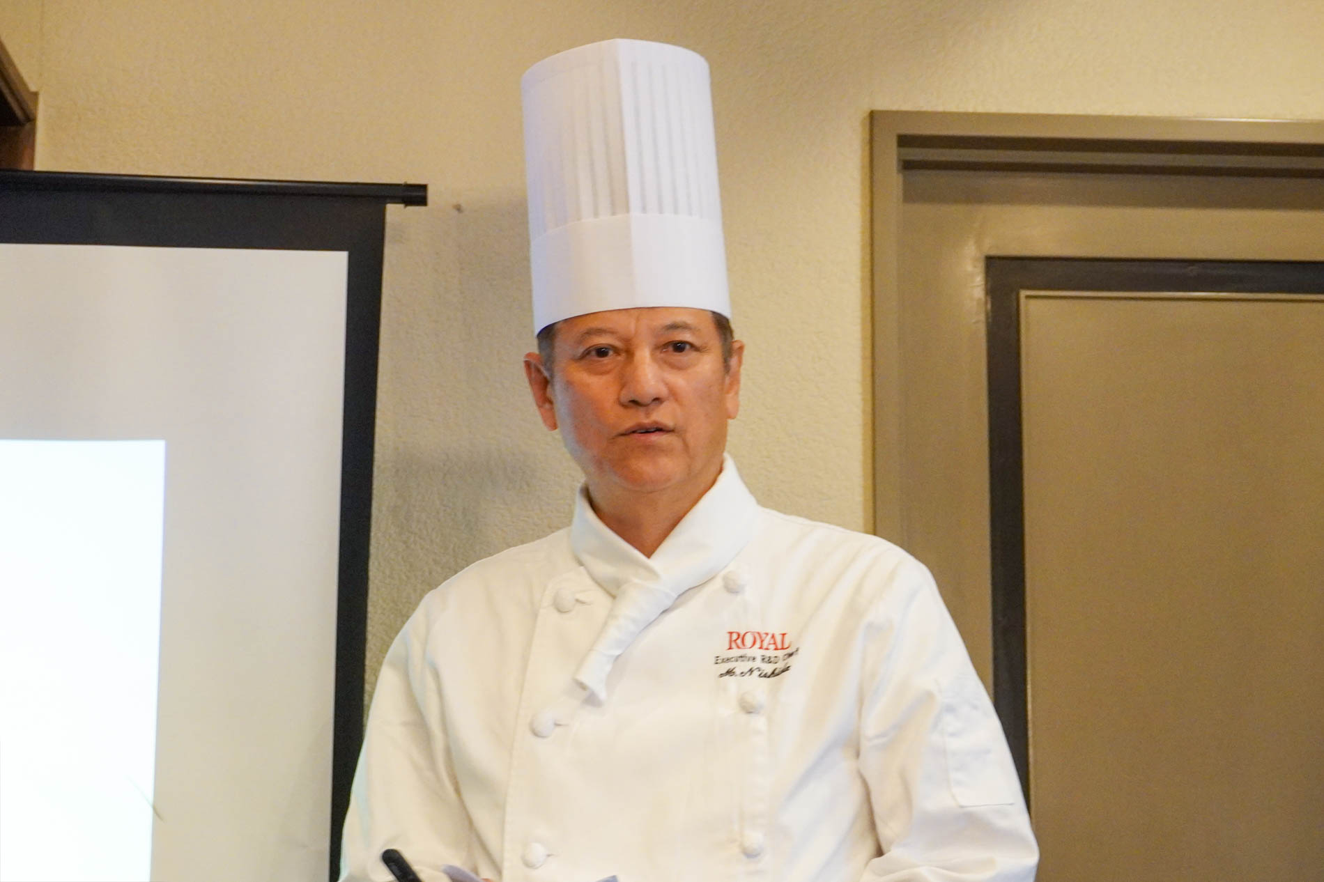 ロイヤル株式会社 商品本部 首席料理長 西田光洋氏