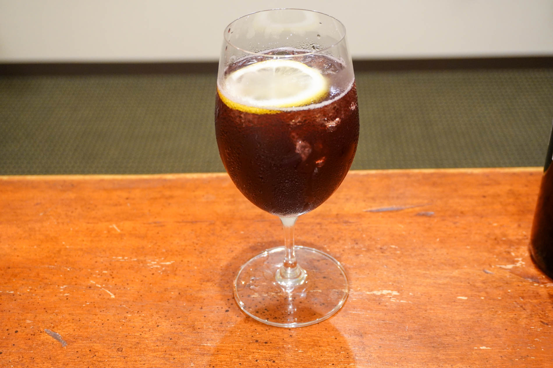 ペアリングの「ルビーポートサワー」